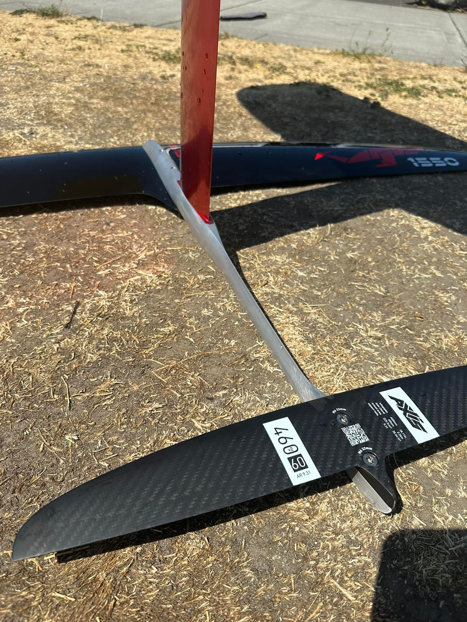 Sab Leviathan 1550 foil setup with Axis gear