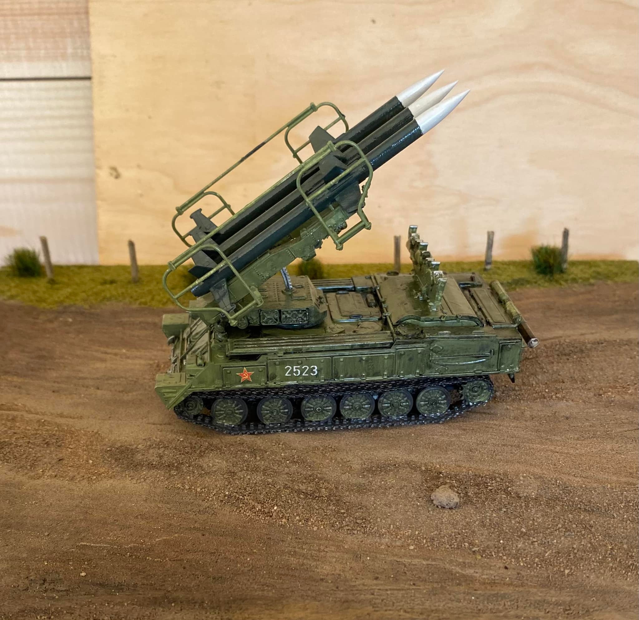 Trumpeter 07109 Russian SAM-6 antiaircraft missile - Plastic scale modelkits from Ukraine with love :-). A-model, ACE, ICM, Miniart, Masterbox, Modelsvit, UM and more