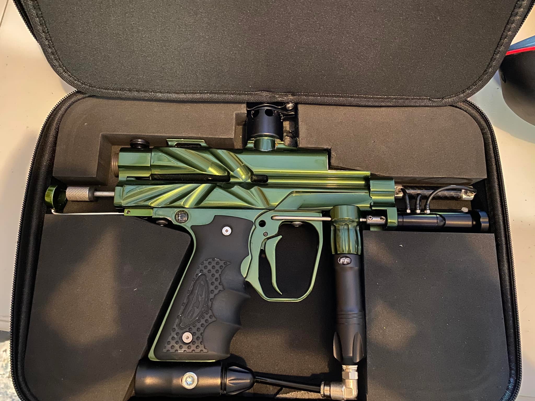 Corps De Marqueur Paintball Freeflow Lotus Autococker – Bloc Moyen – Pièce Rare – Neuf Avec Défauts Mineurs