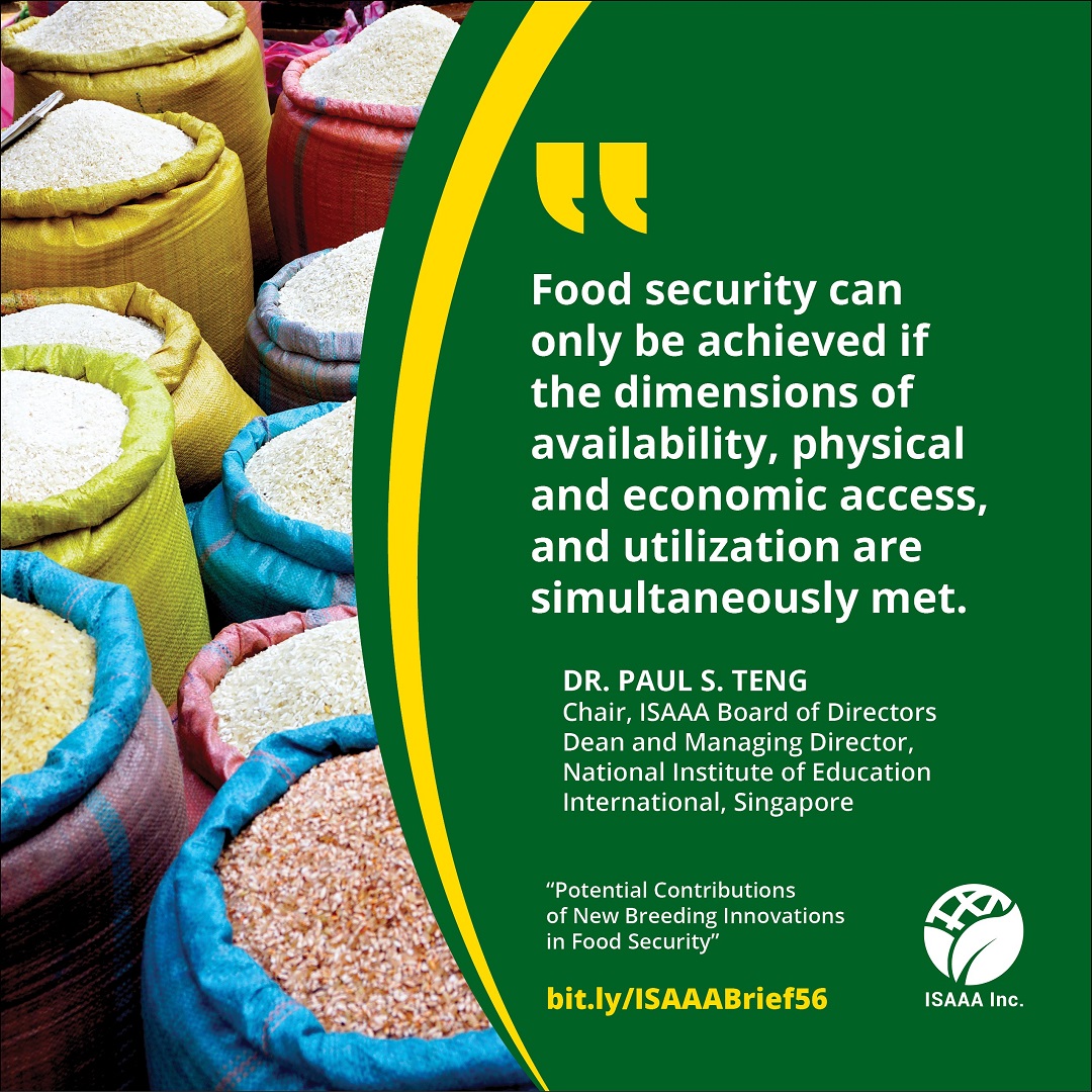 ISAAA.org - The world faces major challenges to feed... | Facebook