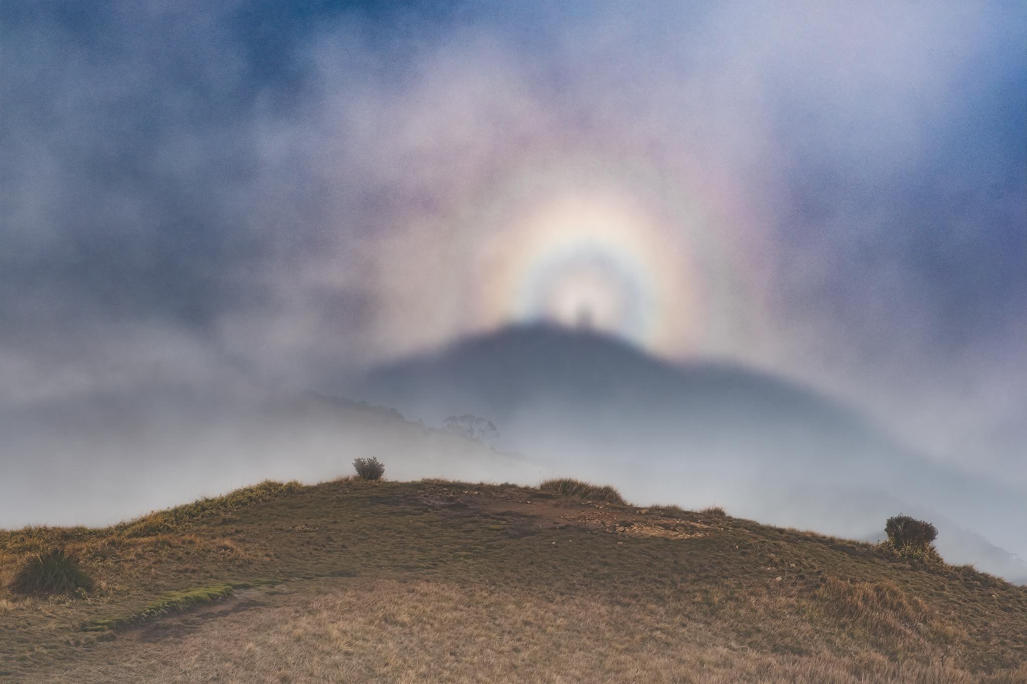 ABS-CBN News - 'RAINBOW HALO' 🌈 While hiking at Mt. Pulag, a ...