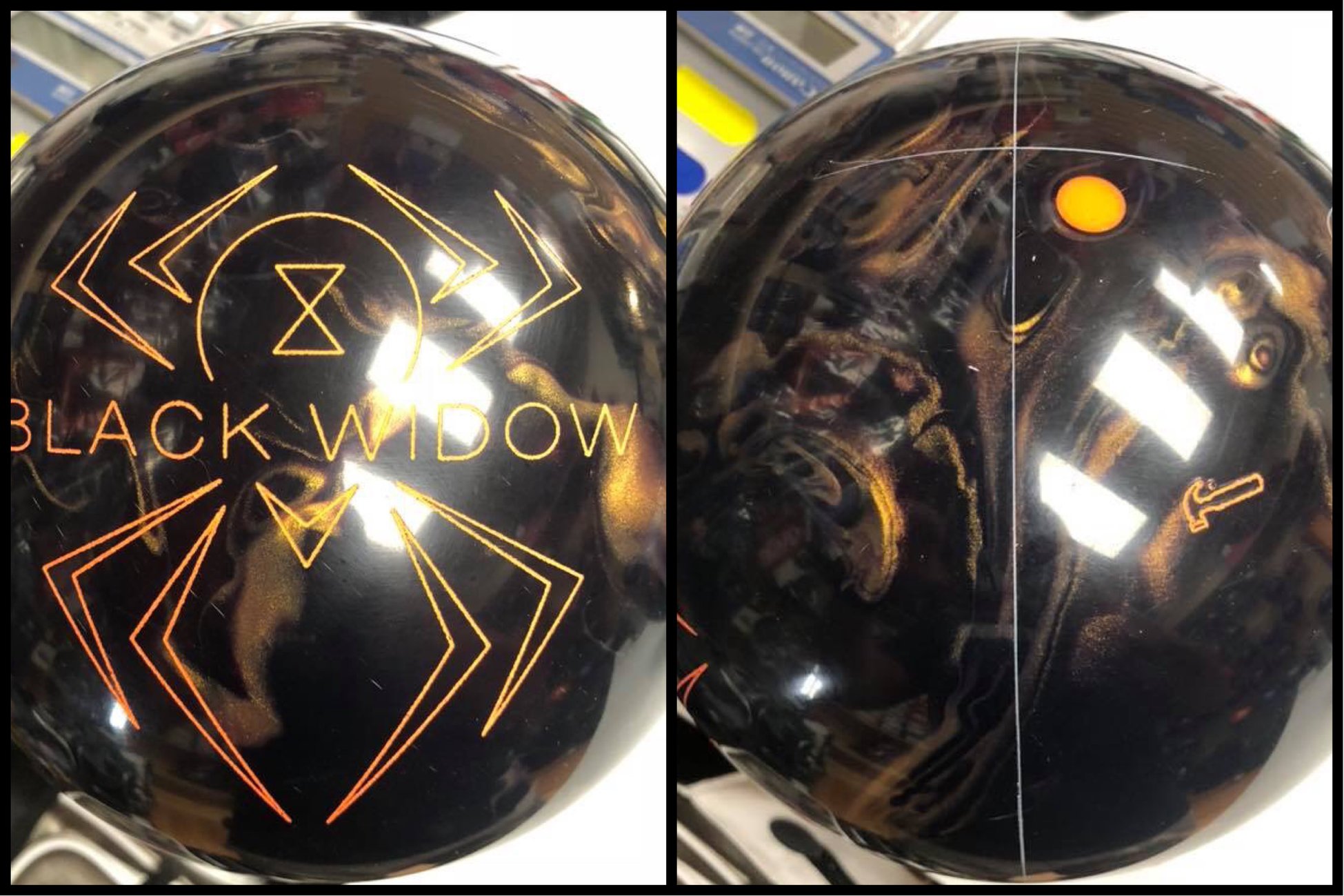 Black. Gold. Back-end BITE!🕷🔨 #NothingHitsLikeAHammer #HammerBowling