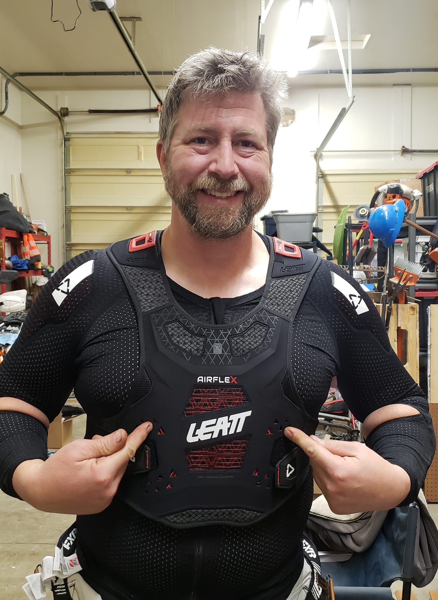 What to wear under a Leatt 5.5 body armor suit?
