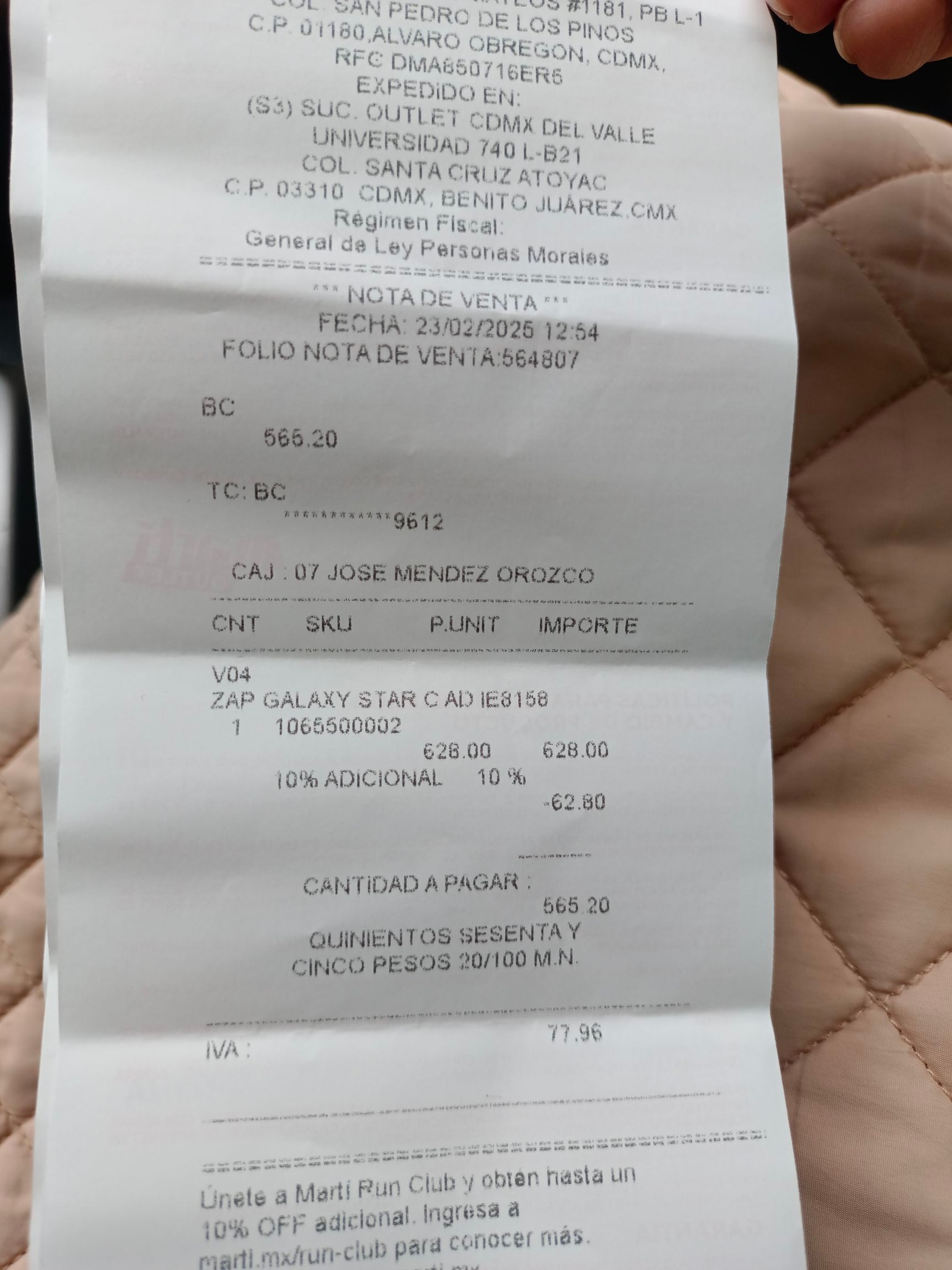 Tenis Adidas en $565 deportes Martí outlet universidad cdmx