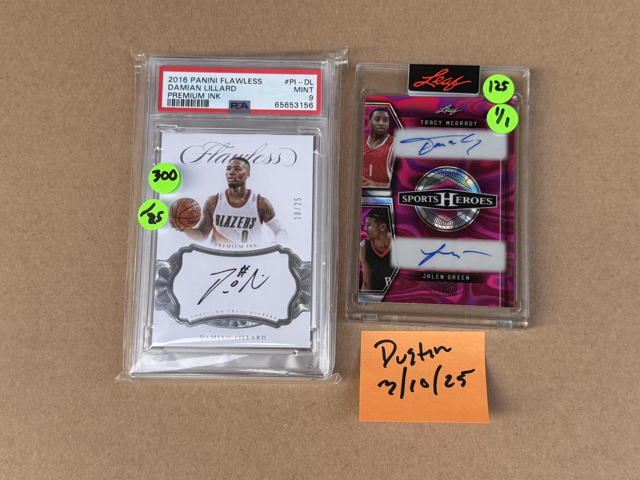 You need these in your collection! Damian Lillard flawless PSA9 