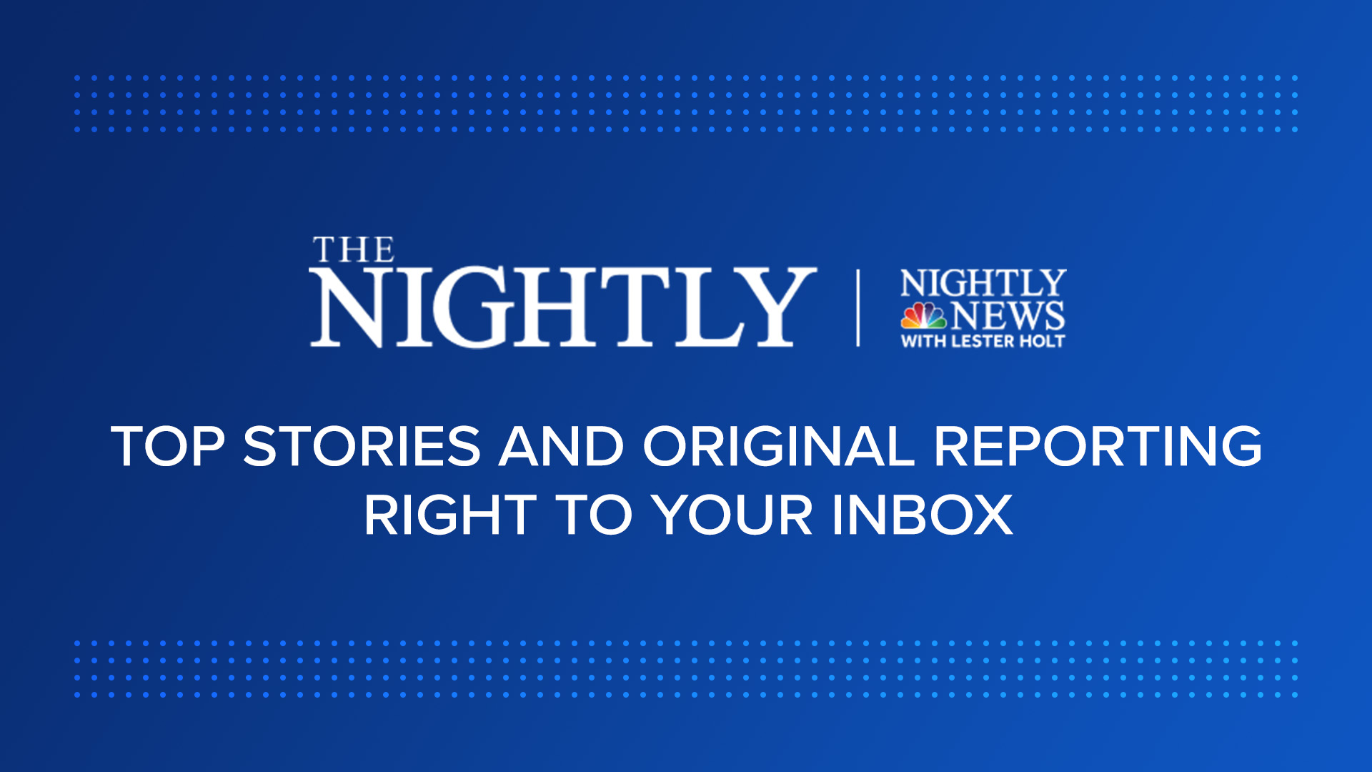 NBC Nightly News with Tom Llamas - Top stories and original reporting ...