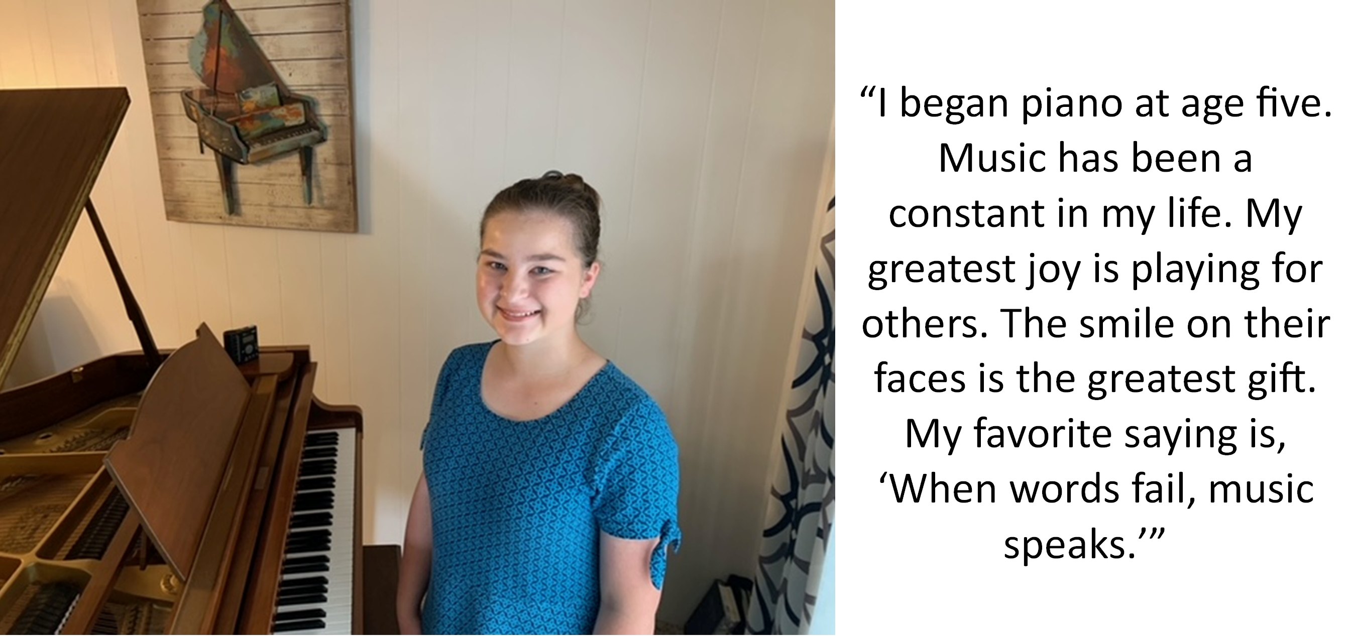 Congratulations to Rachel... - The Piano Santa Foundation | Facebook