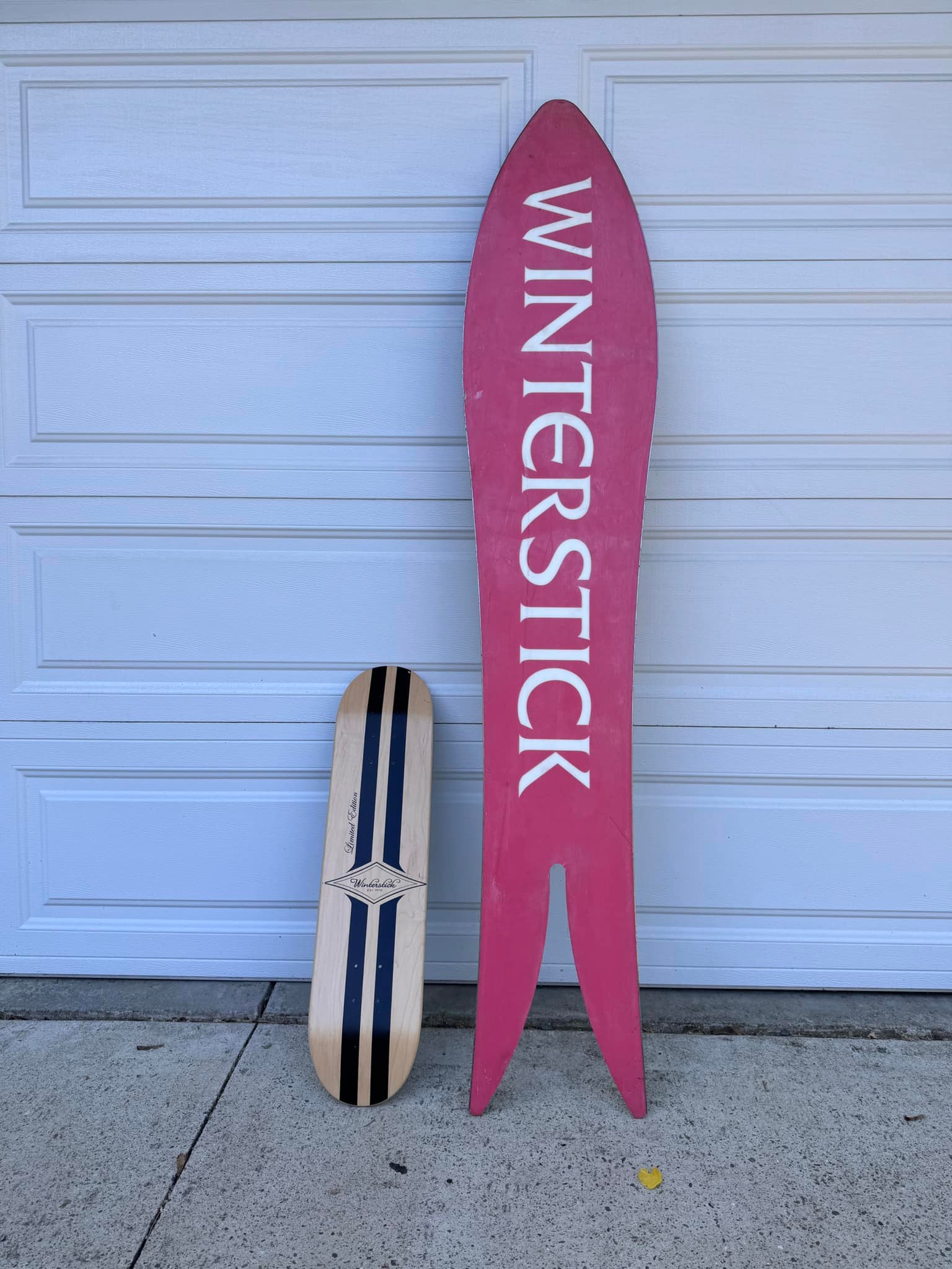 What is the rarity of Winterstick's modern swallowtail snowboard?
