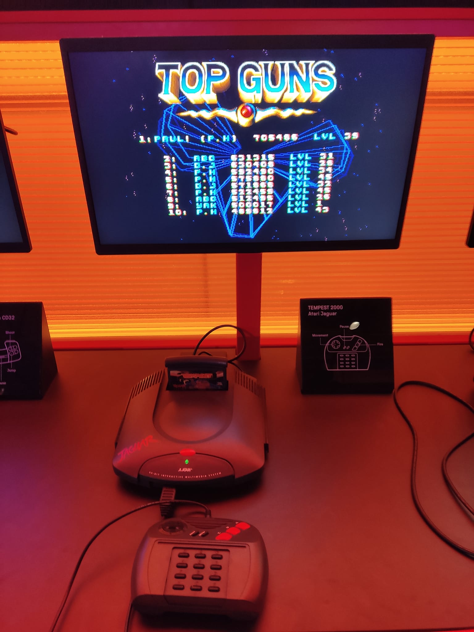 Atari Jaguar at London Science Museum's Power Up exhibit