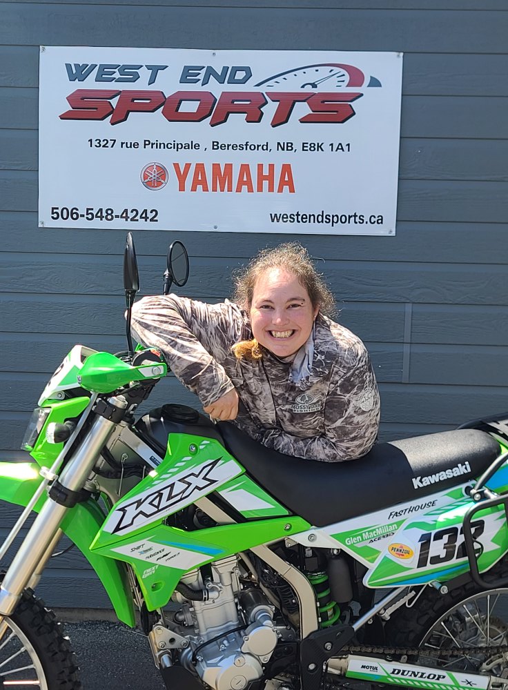 My baby! Upped from a Kawasaki KLX 125cc. SO happy I chose her