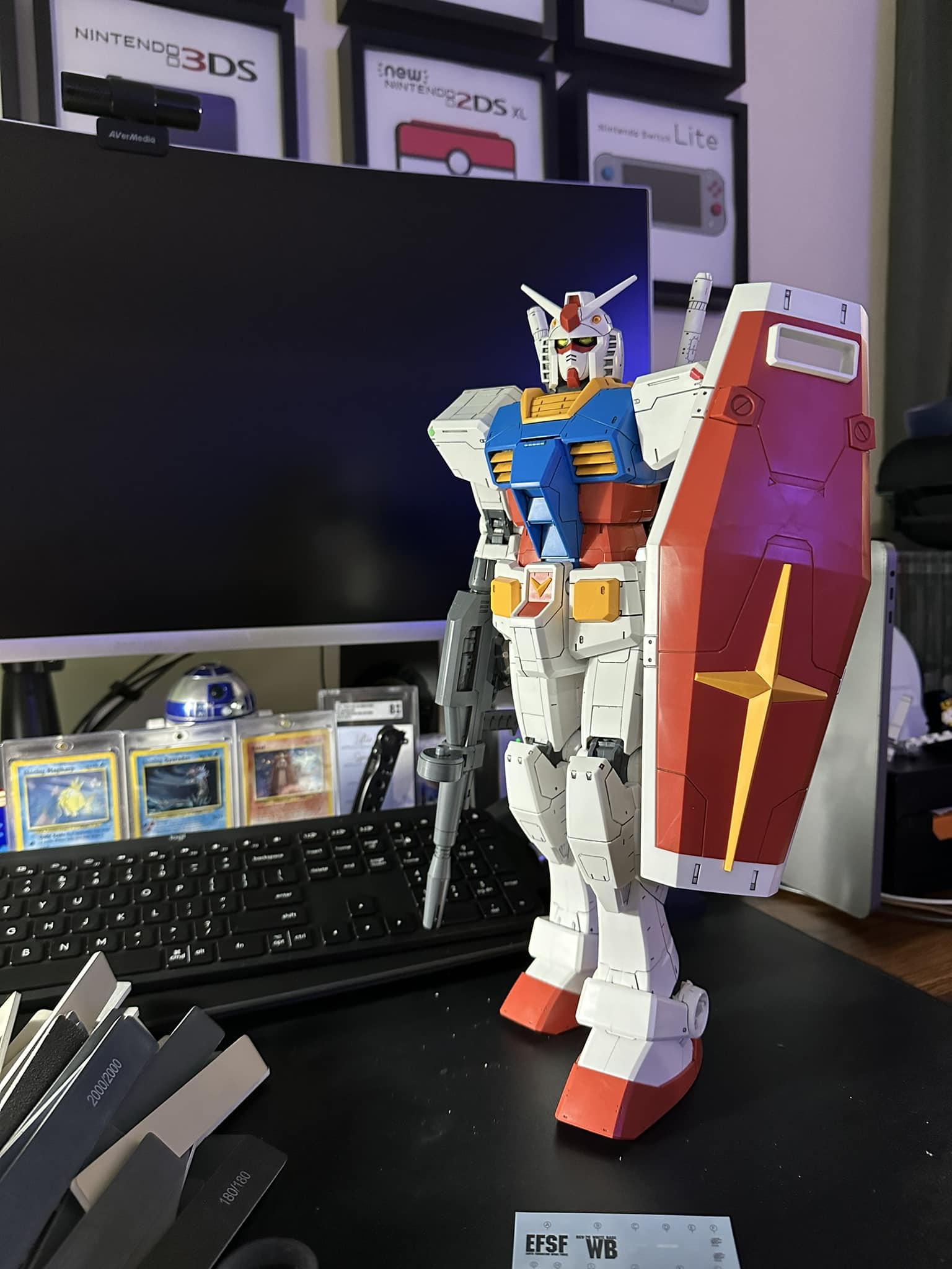 GUNDAM MEGA SIZE Model 1/48 RX 78-2 Ichiban Kuji Prize A BANDAI Solid