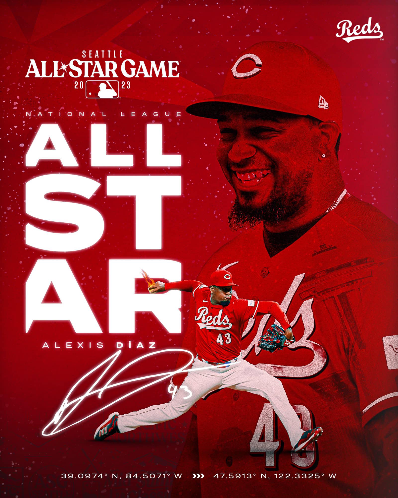 Your 2023 Cincinnati Reds MLB All-Star is Alexis Díaz 