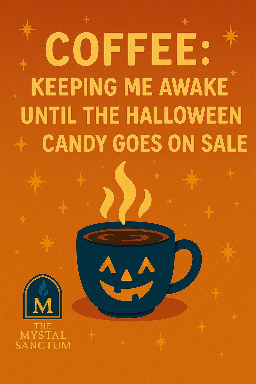 Saging Not Aging | Happy October! Cheers ☕🎃 | Facebook