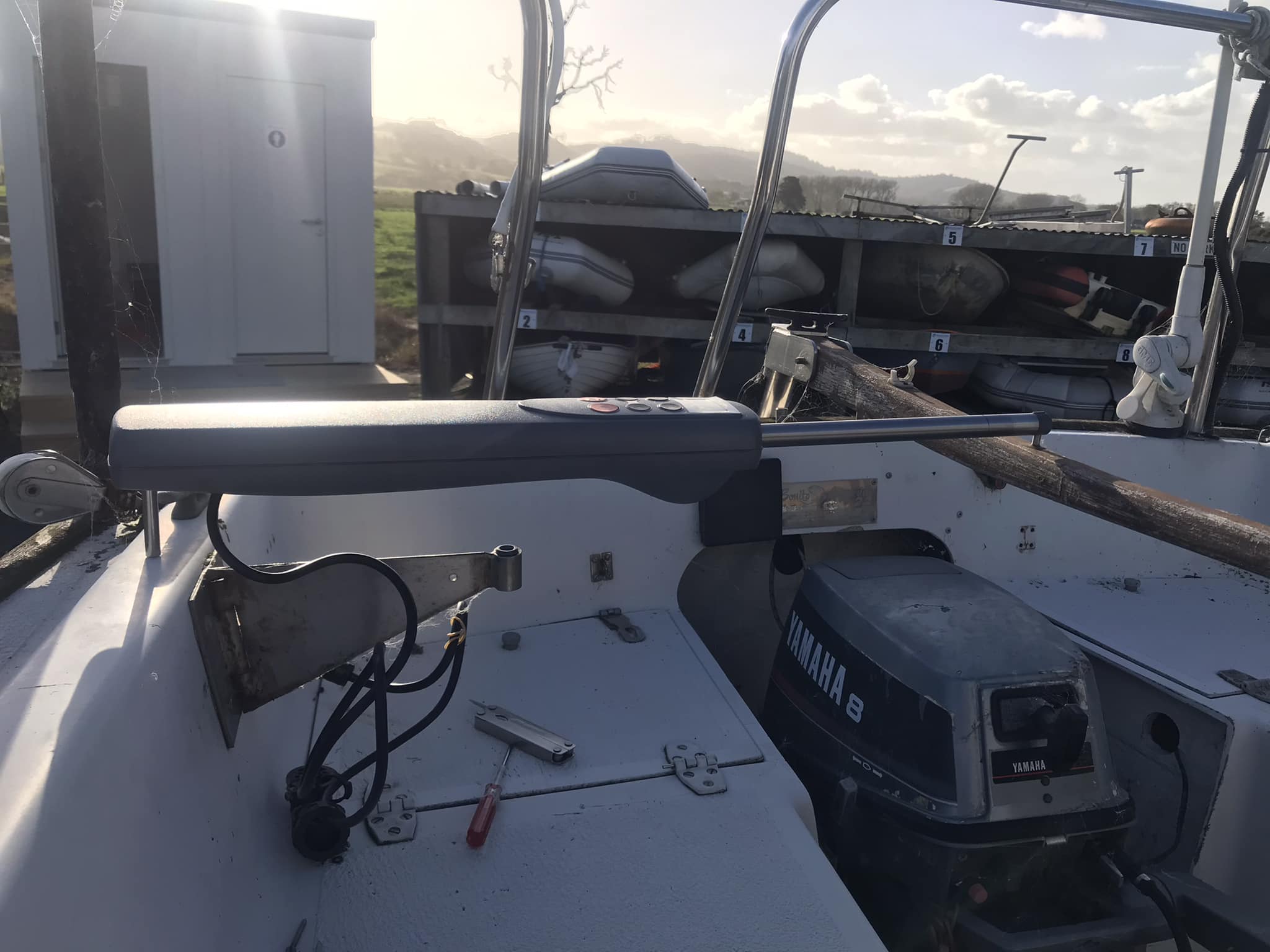 Raymarine ST1000 autotiller setup ideas