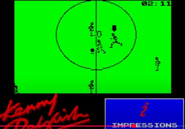 Kenny Dalglish soccer match game review on ZX Spectrum