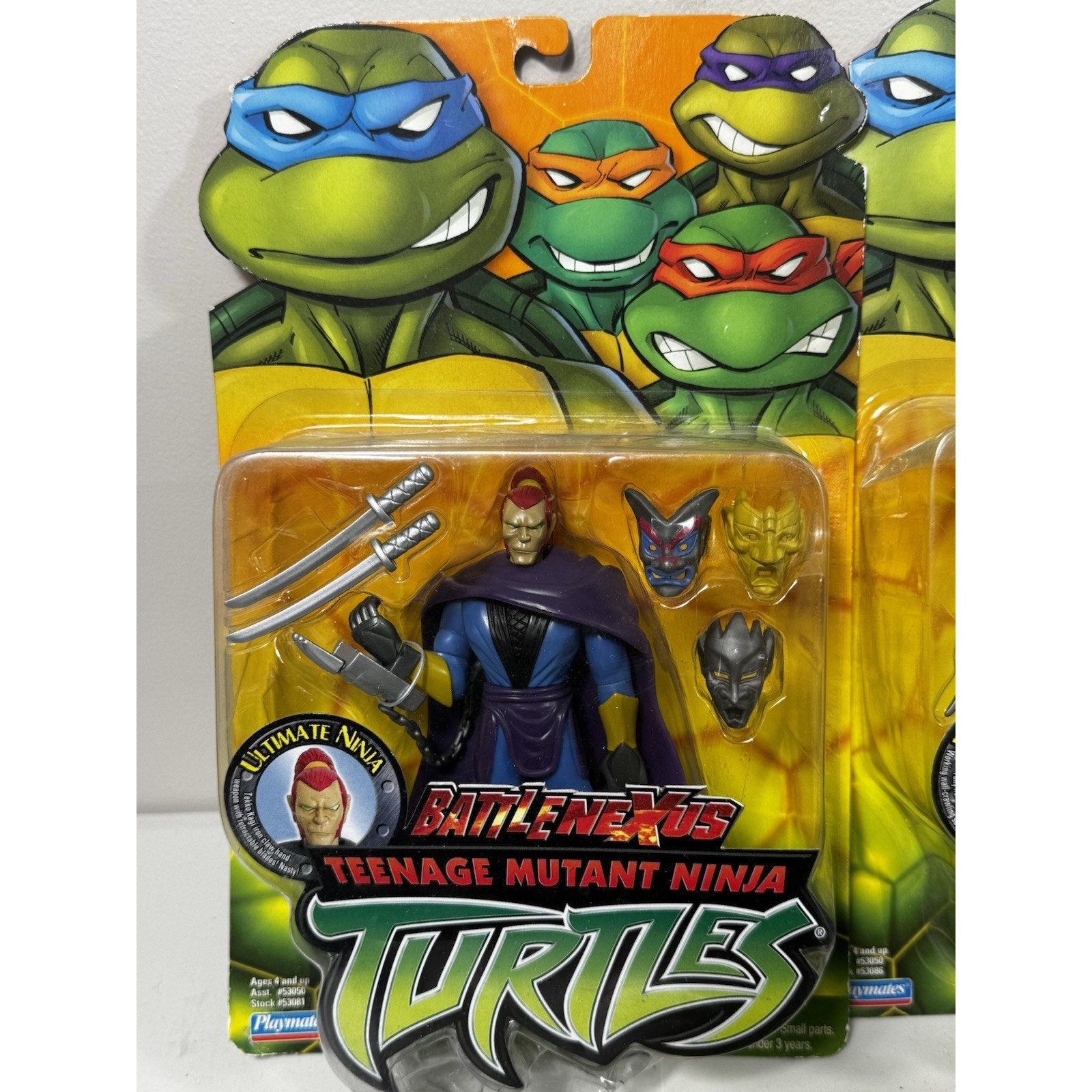 Vintage TMNT Krang 14 Back Unpunched MOC Action Figure. Released