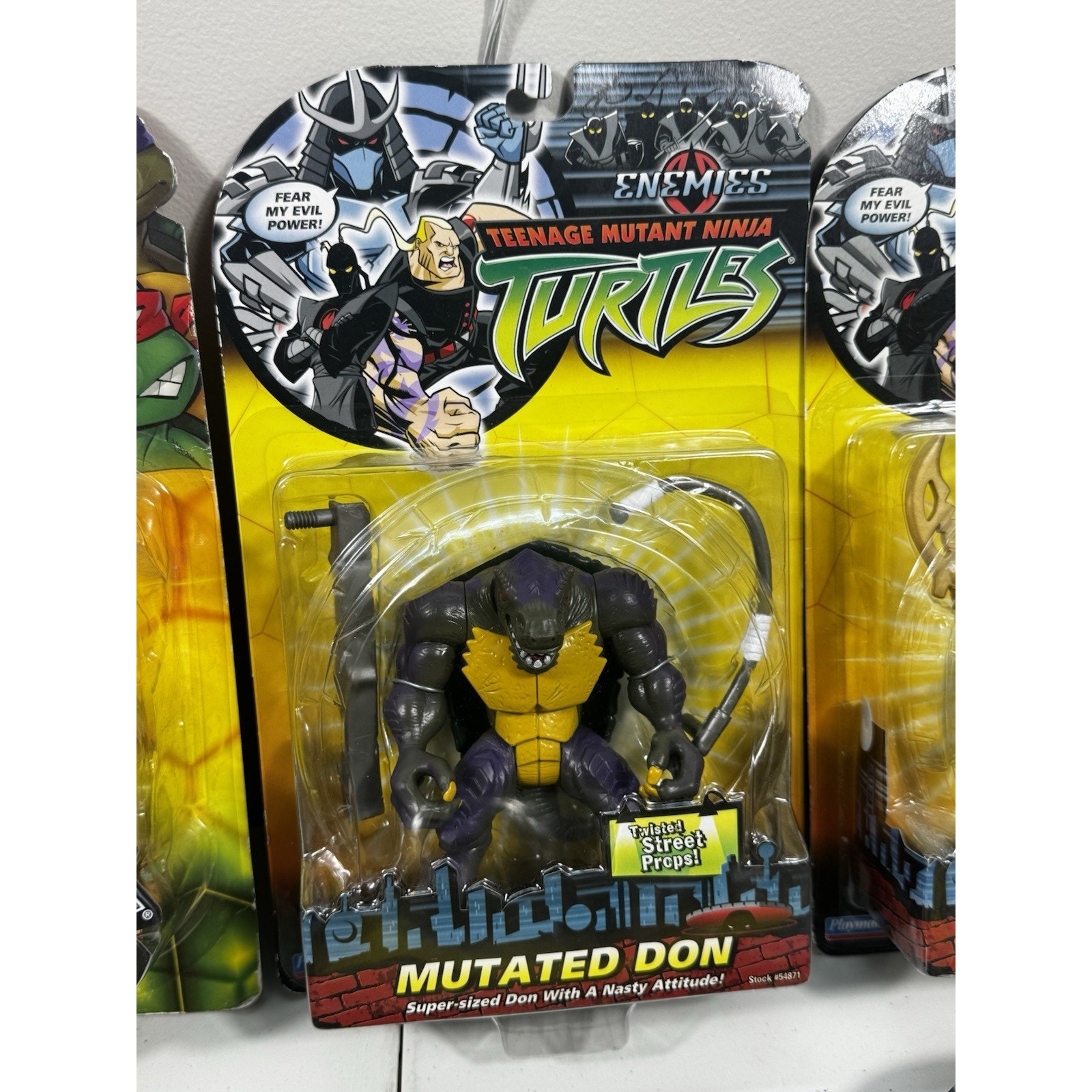 Vintage TMNT Krang 14 Back Unpunched MOC Action Figure. Released