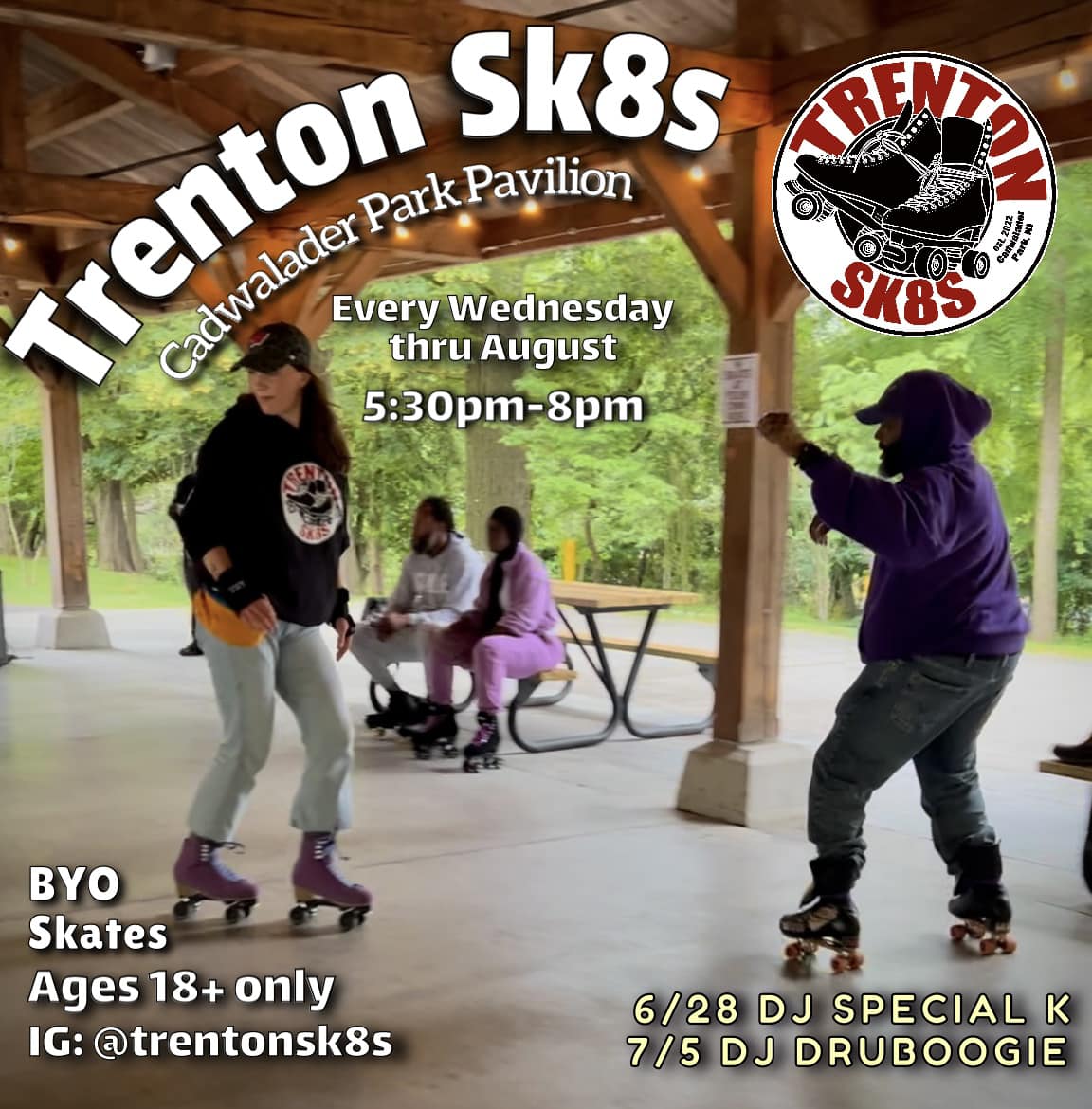 Rollxscape Skating Center events on Wednesdays in August