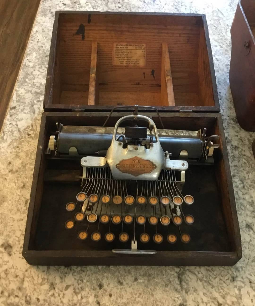 その他 ThanX Special Box -2wink- Restoring a 1914 Blickensderfer 6 typewriter