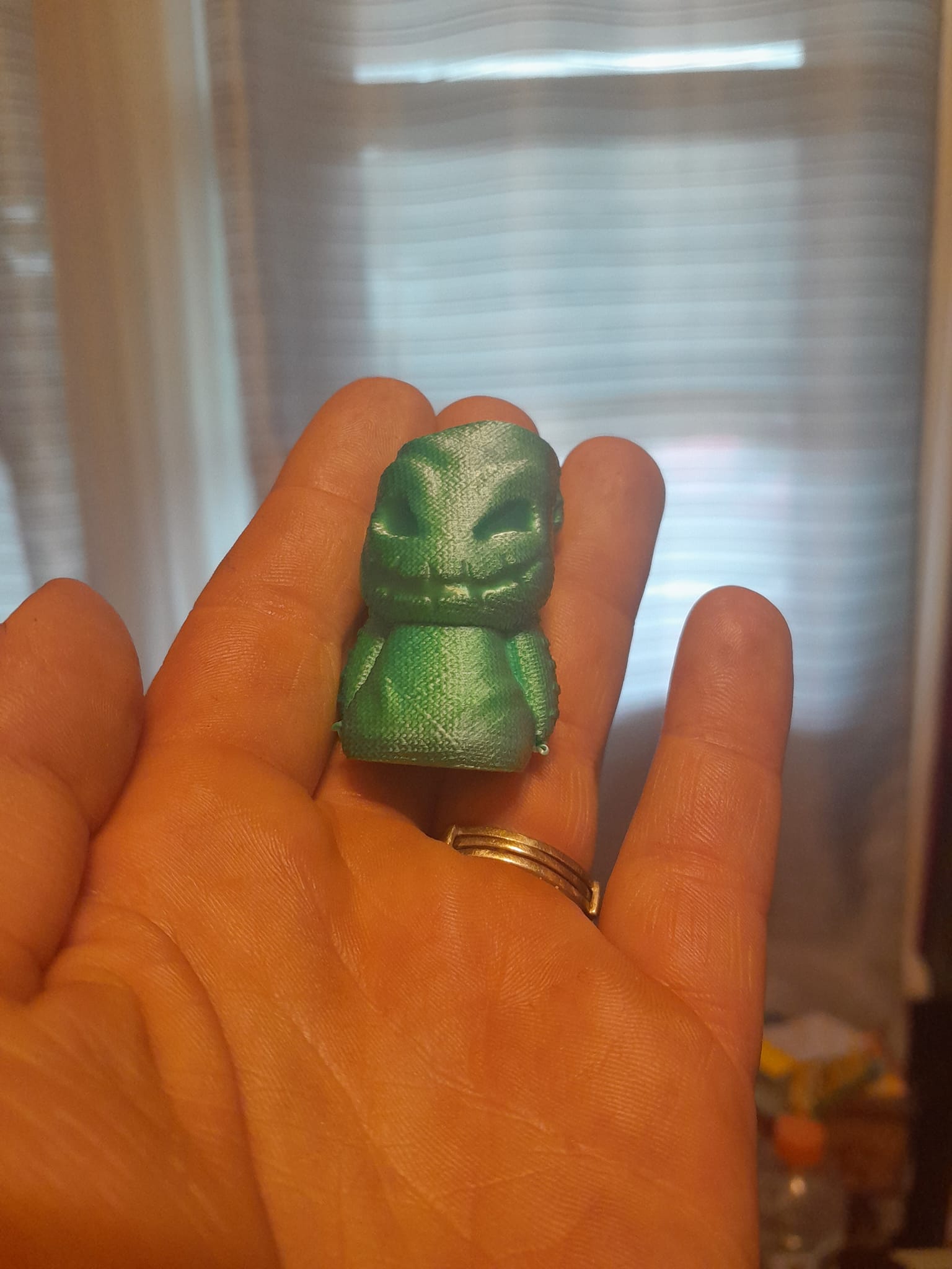 Are 3D printed mini Oogie Boogies too small for a scavenger hunt?
