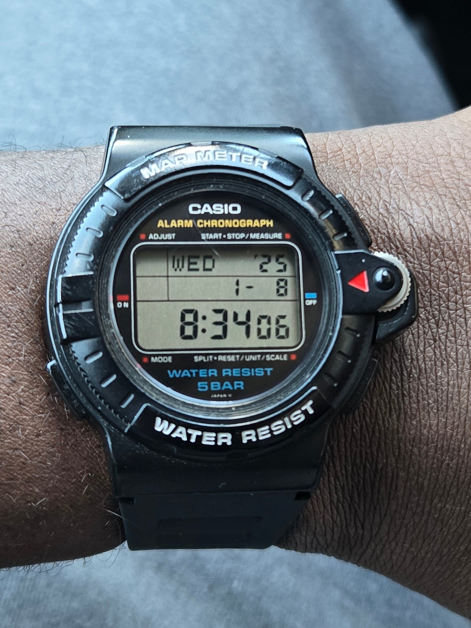 Casio MAP-100: the Map Meter Watch that was way ahead of its time