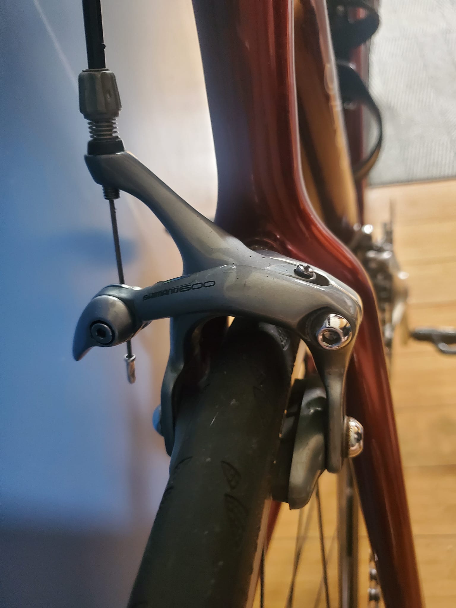 Cadre Et Fourche Trek 5200 Carbone - Taille 54 Cm - Poids ~1,8 Kg - Fourni Avec Jeu De Direction - Occasion