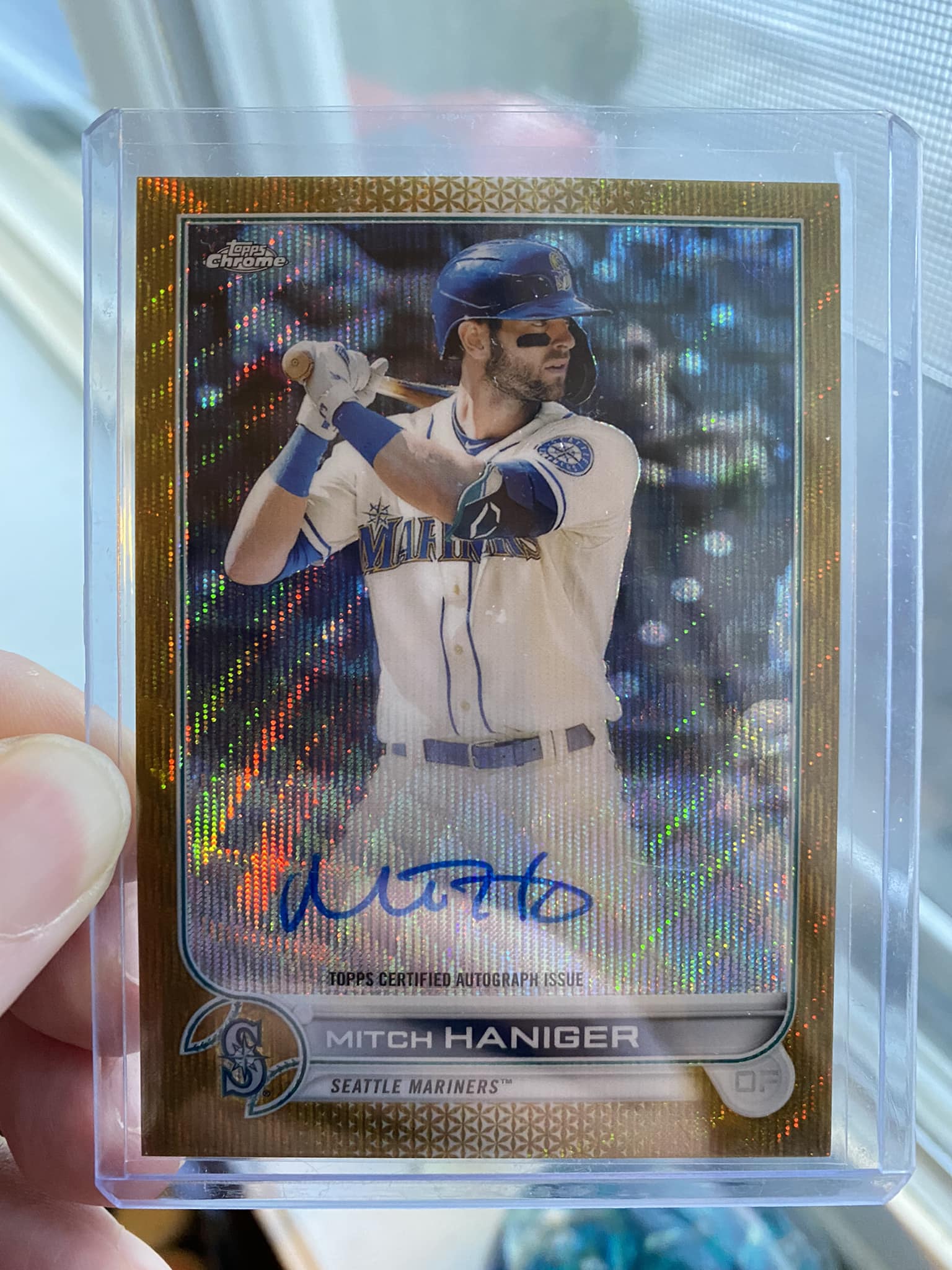 Rare Kade Anderson 1st Bowman Chrome Gold Refractor baseball card 