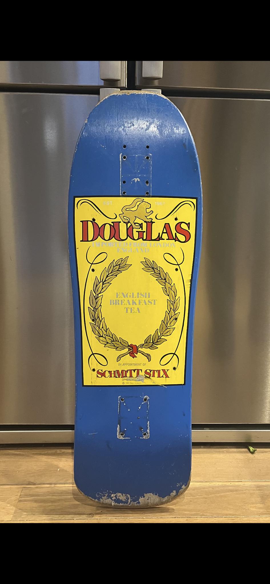 Restored 1988 Schmitt Stix Steve Douglas skateboard