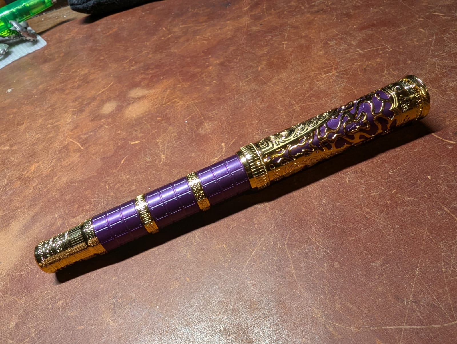HONGDIAN 万年筆 D5 Qin Dynasty パープル Hongdian D5 Qin Dynasty Fountain Pen Review and Discussion