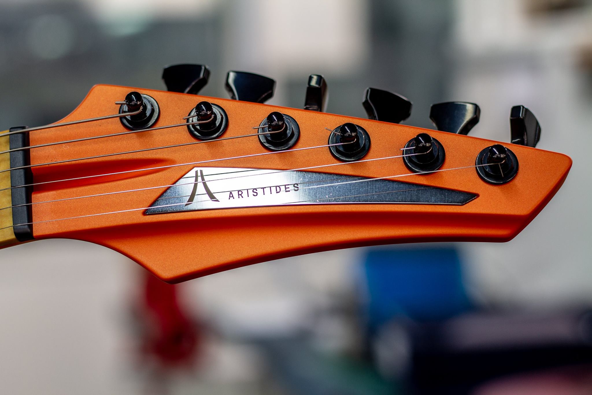 Aristides 070 Red Metallic Satin loaded with Bare Knuckle Pickups!!!