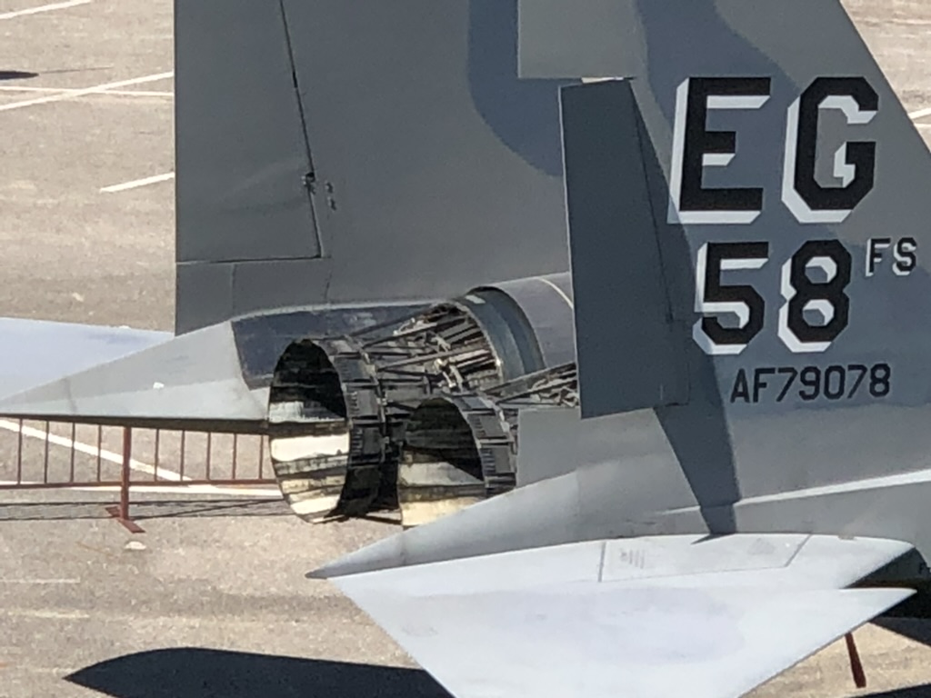 F-15A Eagle on display at Veterans Memorial Park