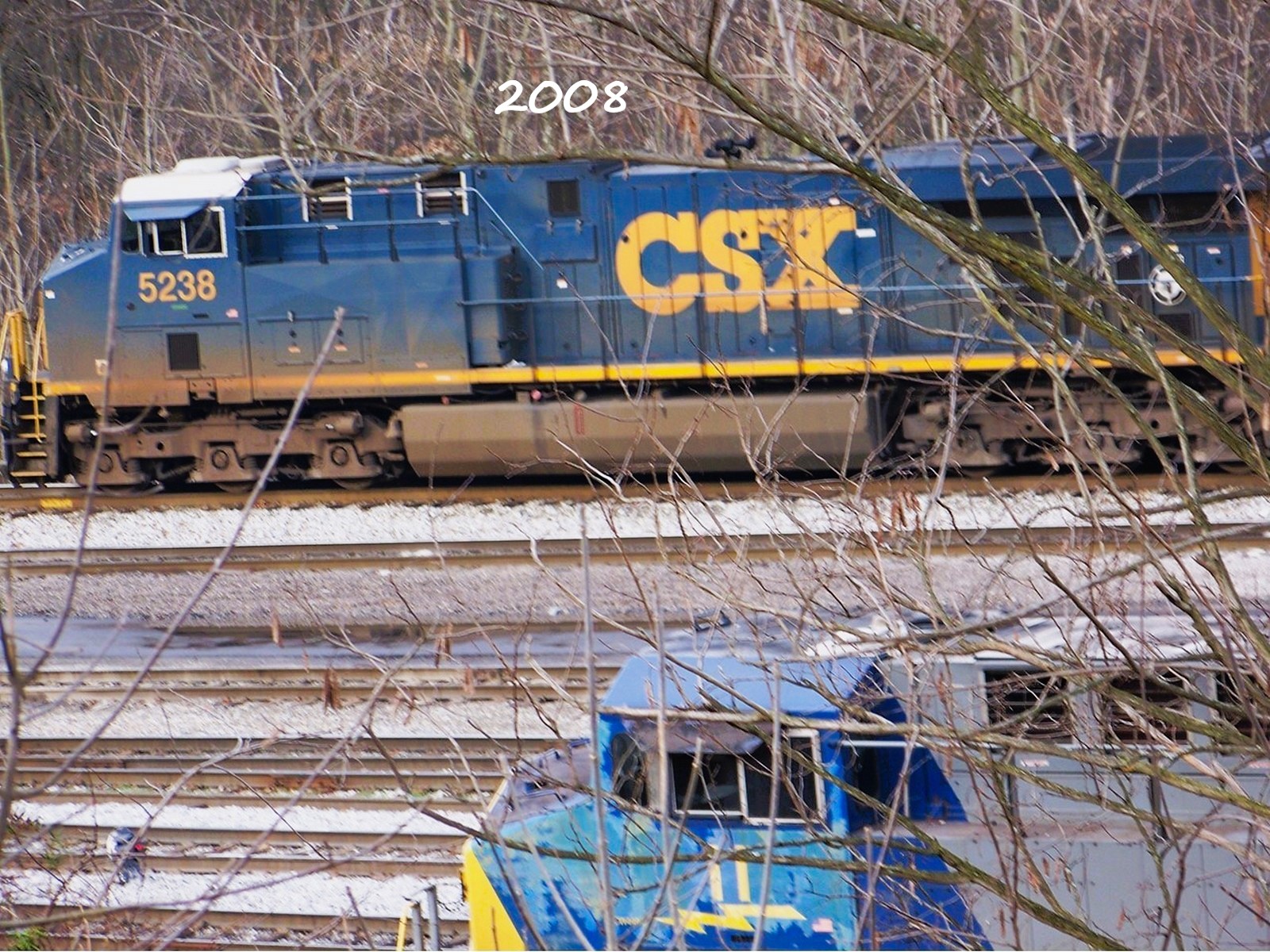 CSX GE ES40DC #5282 was in Cherry Run, WV on March 11, 2026