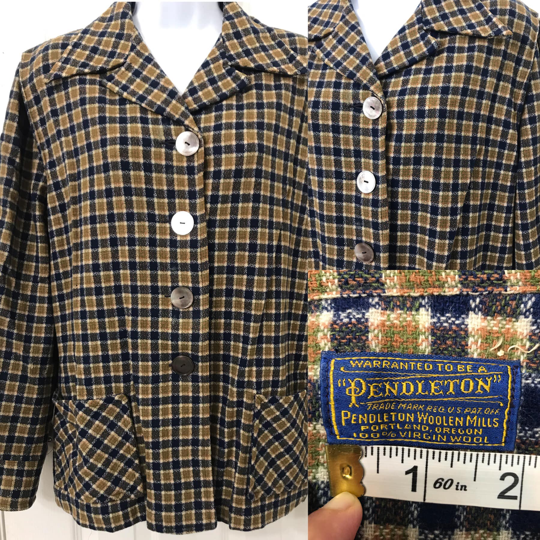 What is the era of this vintage Pendleton 49ers jacket?