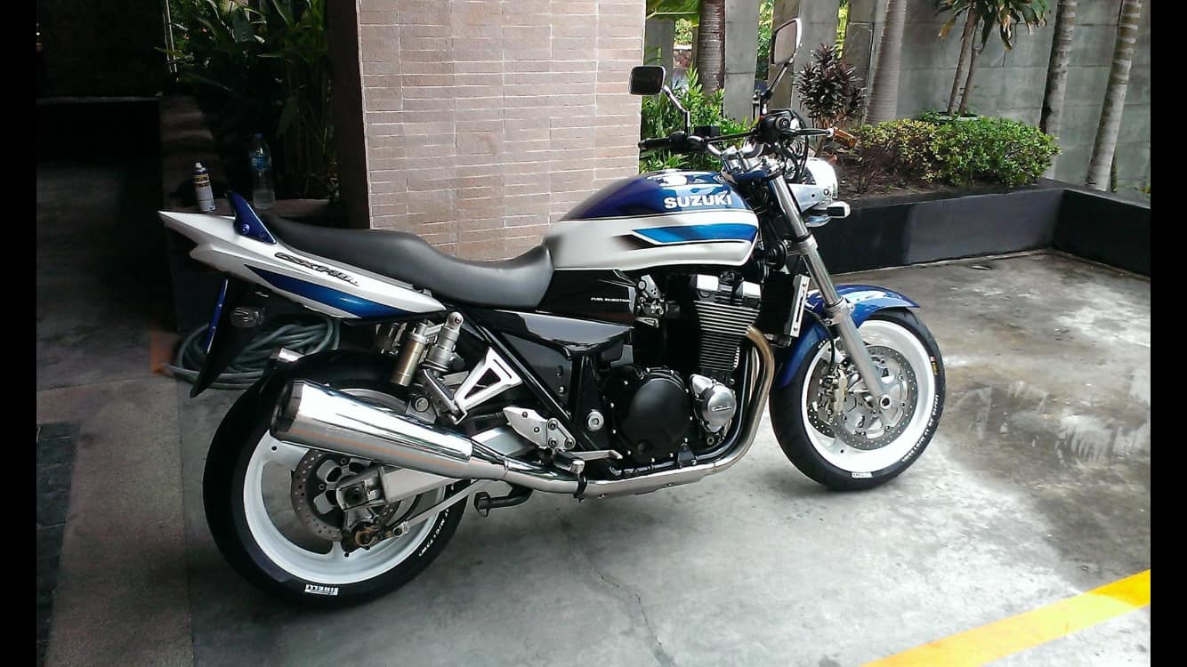 Restored GSX 14 bikes awaiting TTS supercharger kit