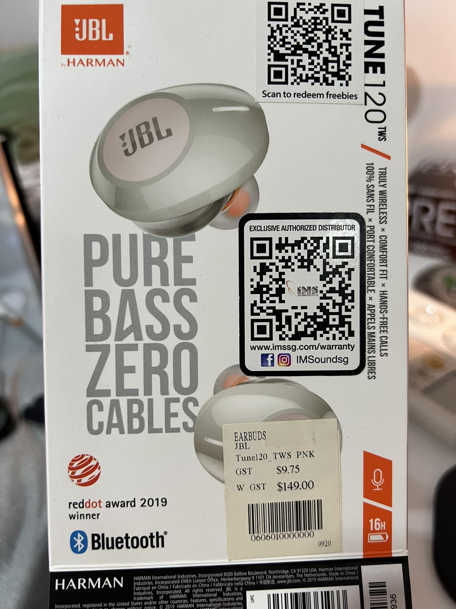 CRINEAR REFERENCE in-ear monitors - Excellent sound quality - All
