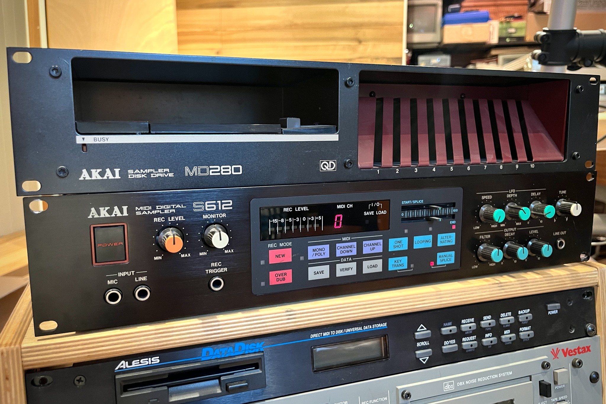 Restored Akai S1000 sampler for sale with modern upgrades