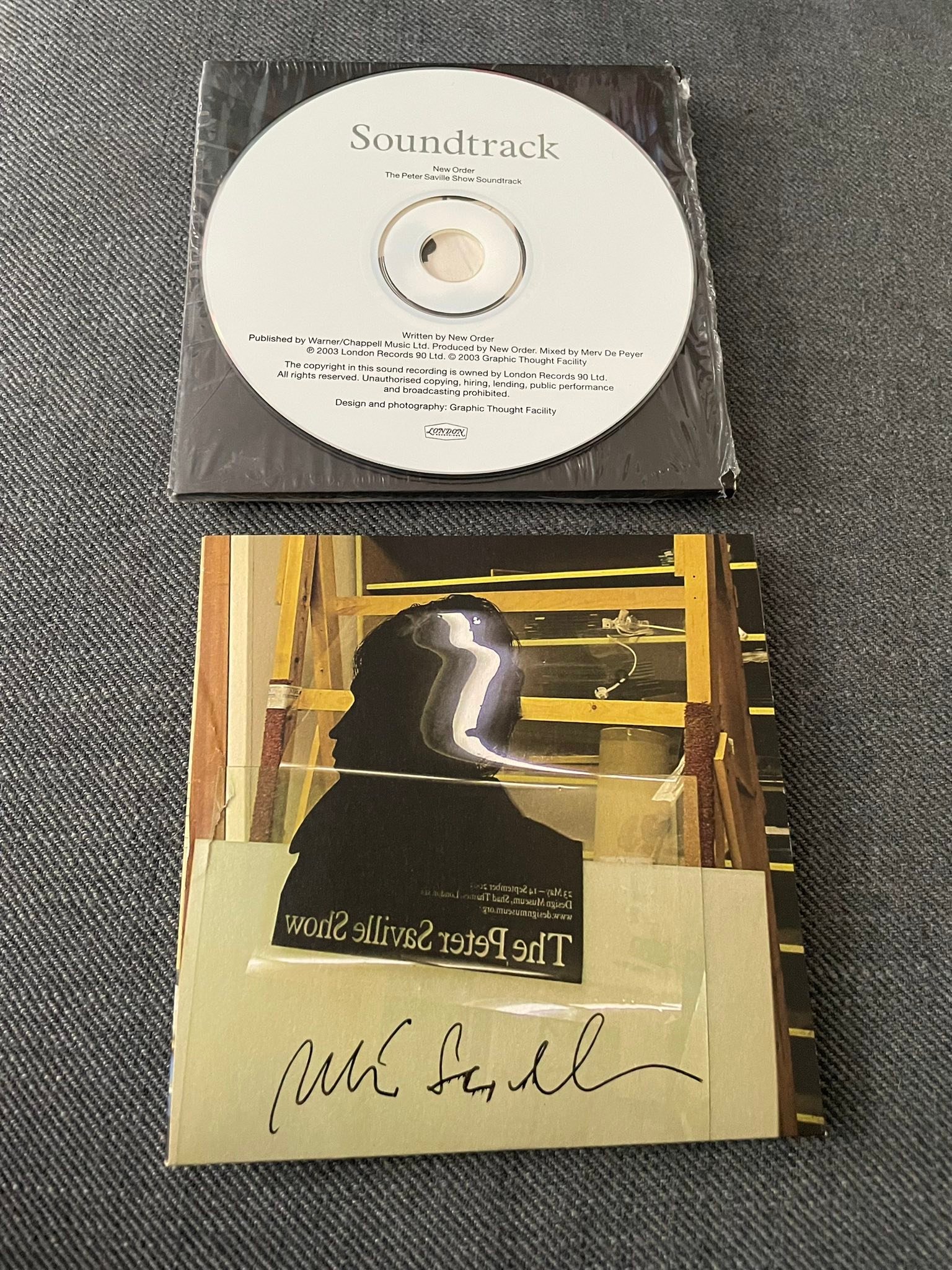 Stumbled across this cd a while ago and had it signed at a Q and A 