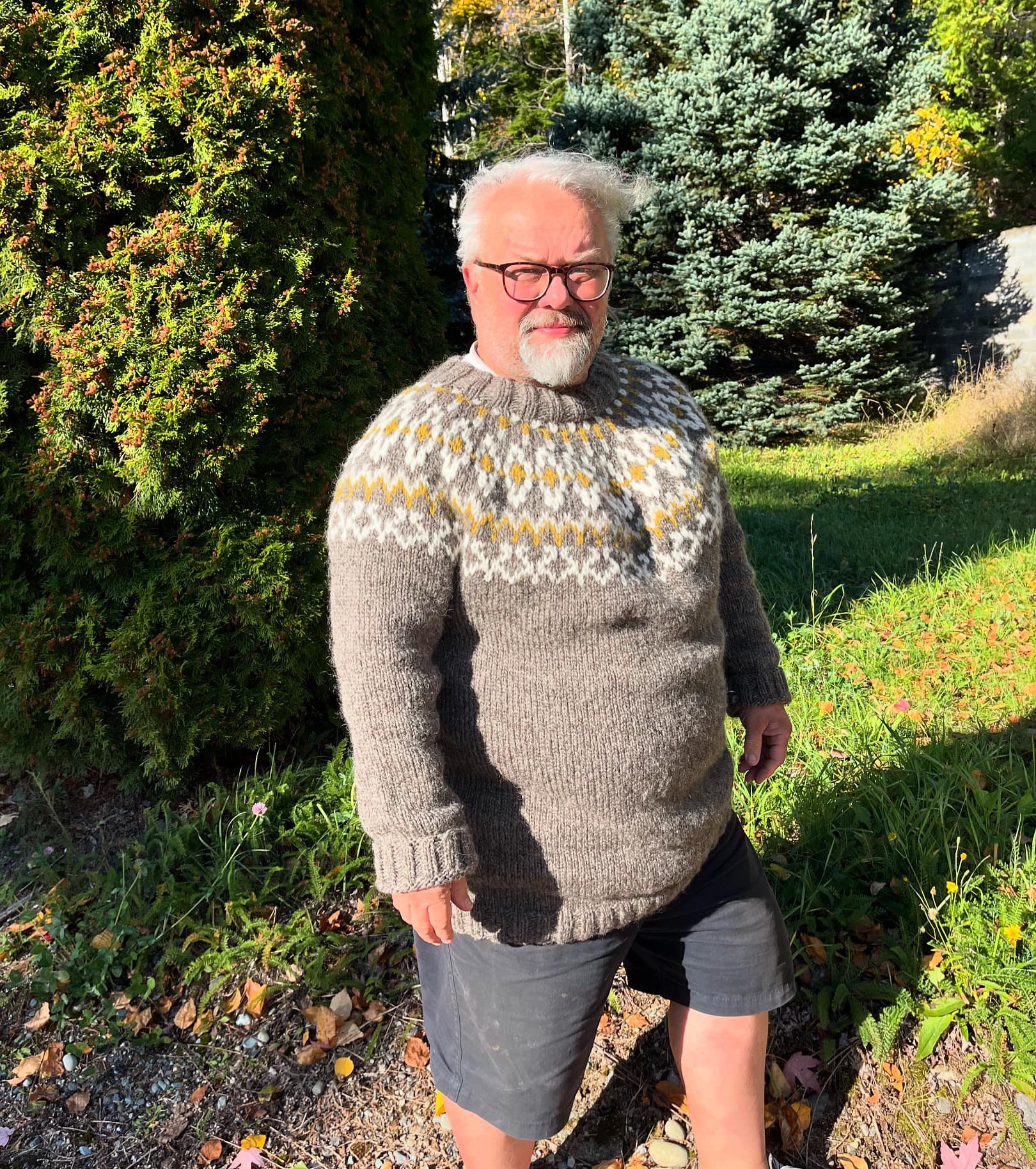 Lastest sweater for my husband. Islender, pattern from Sandnes 
