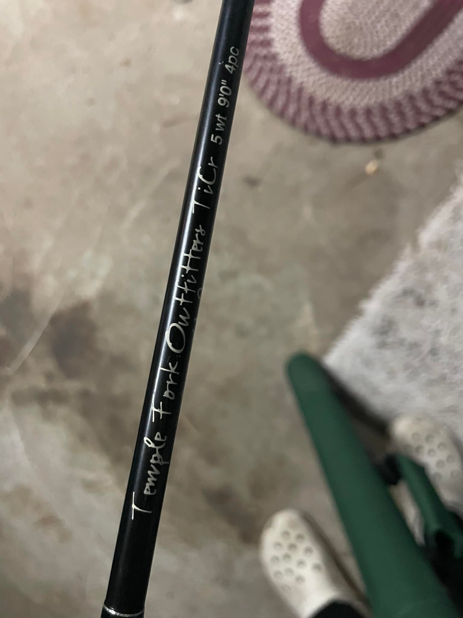 What is the equivalent TFO rod model for a 4-piece TiCr rod and