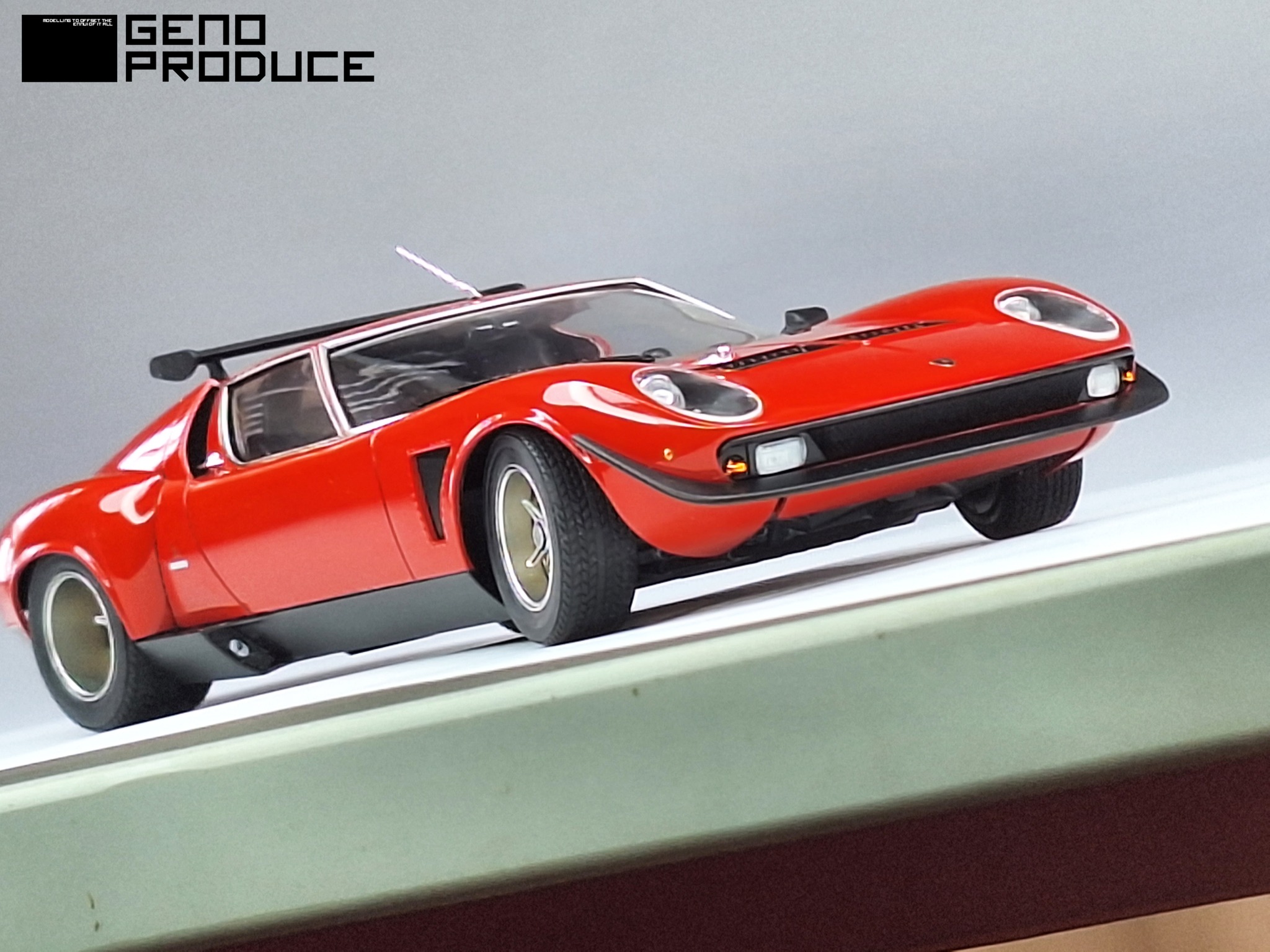Hasegawa 1/24 Lamborghini Jota SVR model car build