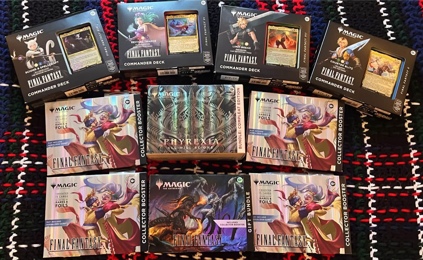 final fantasy collector booster box omega MTG Pack MTG Magic The Gathering Final
