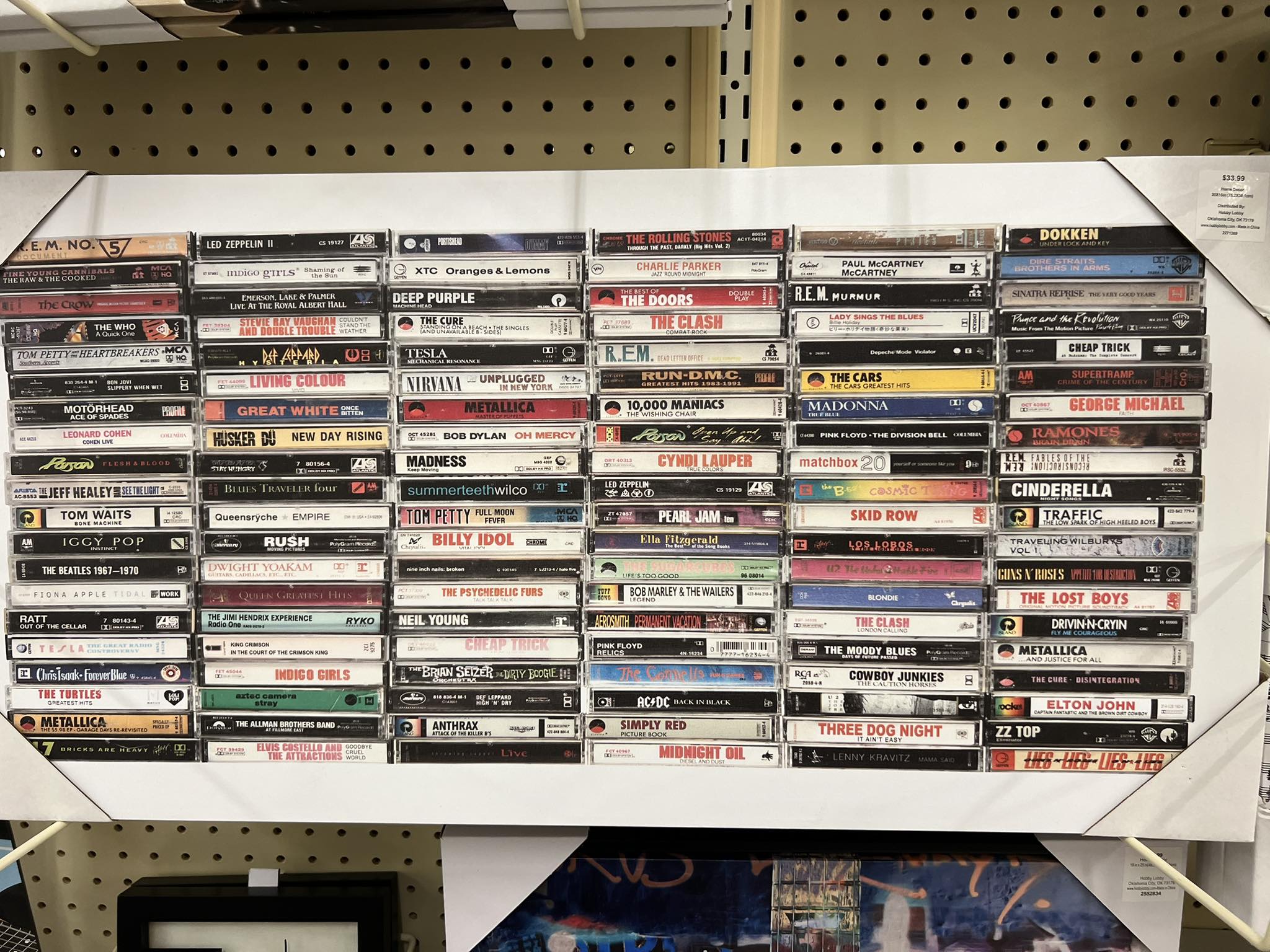 Filling in the blanks with some cassette tapes. Which one are you
