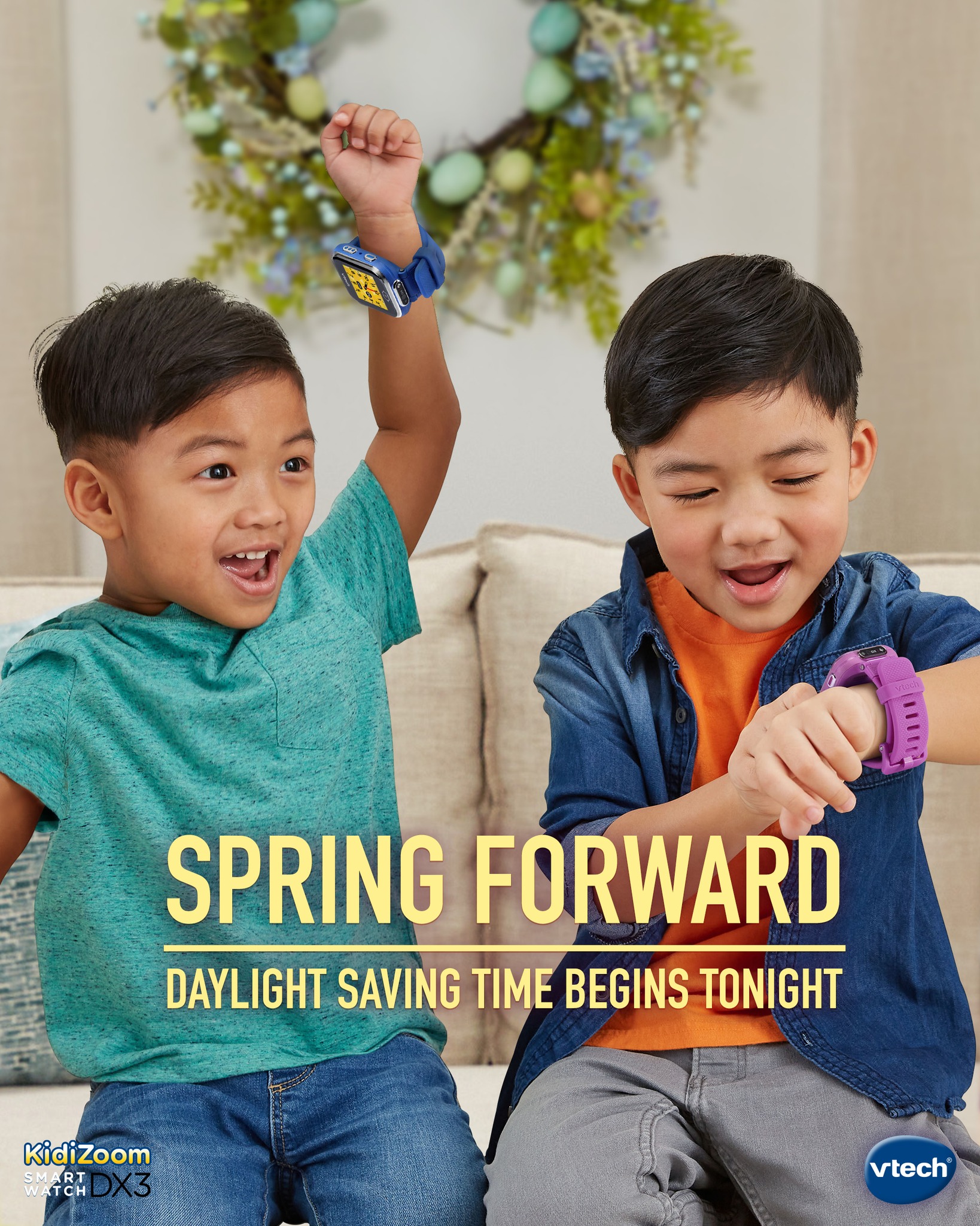 VTech - Hands up if you remembered Daylight Saving Time begins tonight ...