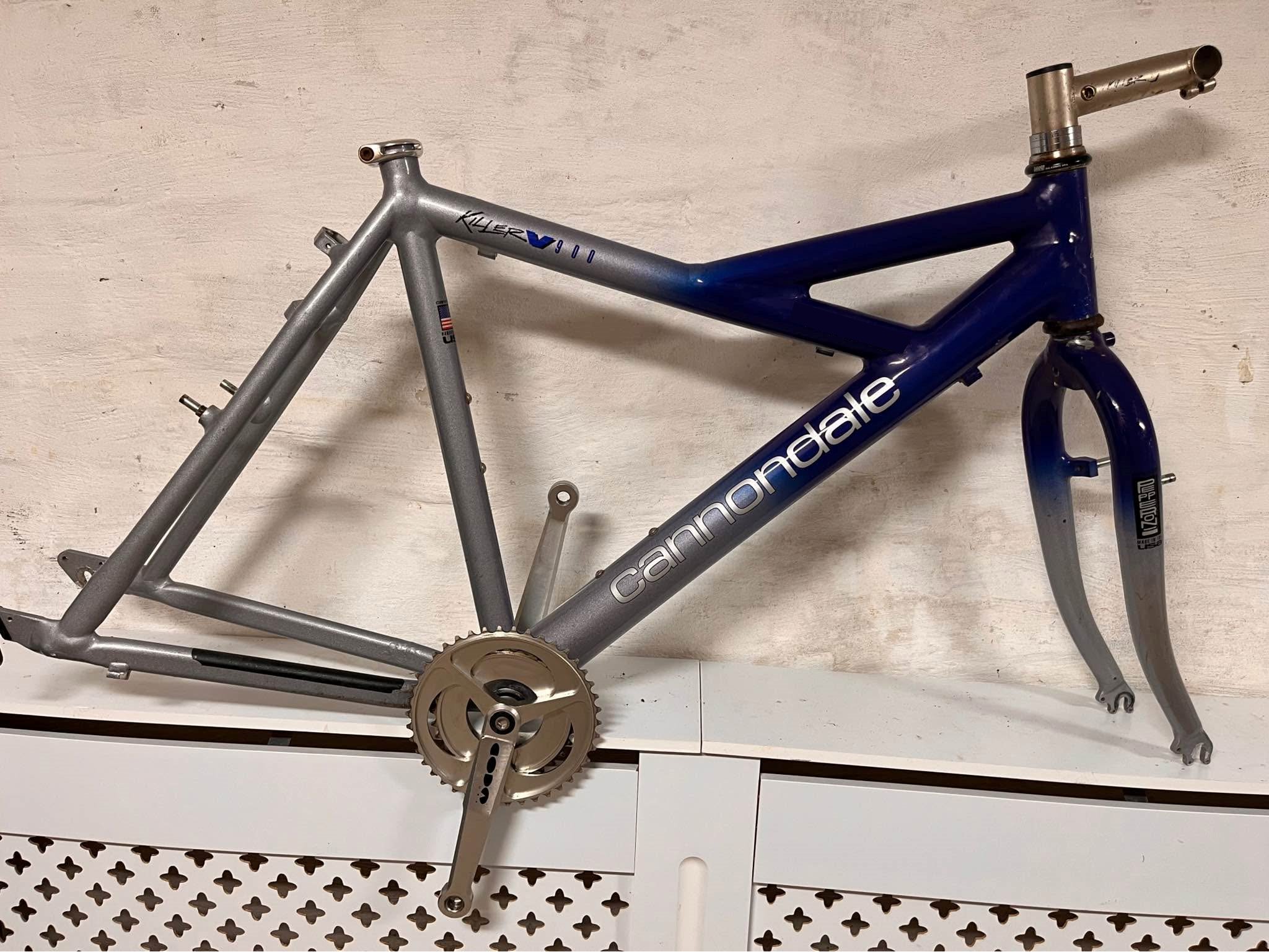 Restoring a 1994 Cannondale Killer V 900 bike