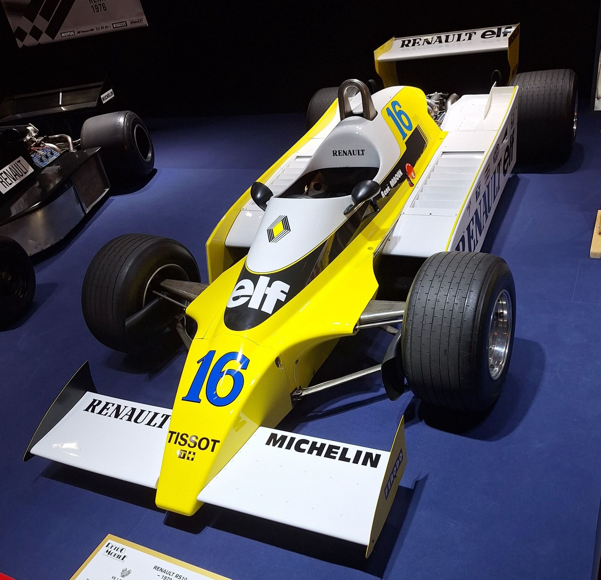 Renault RS10 model car from 1979 French GP
