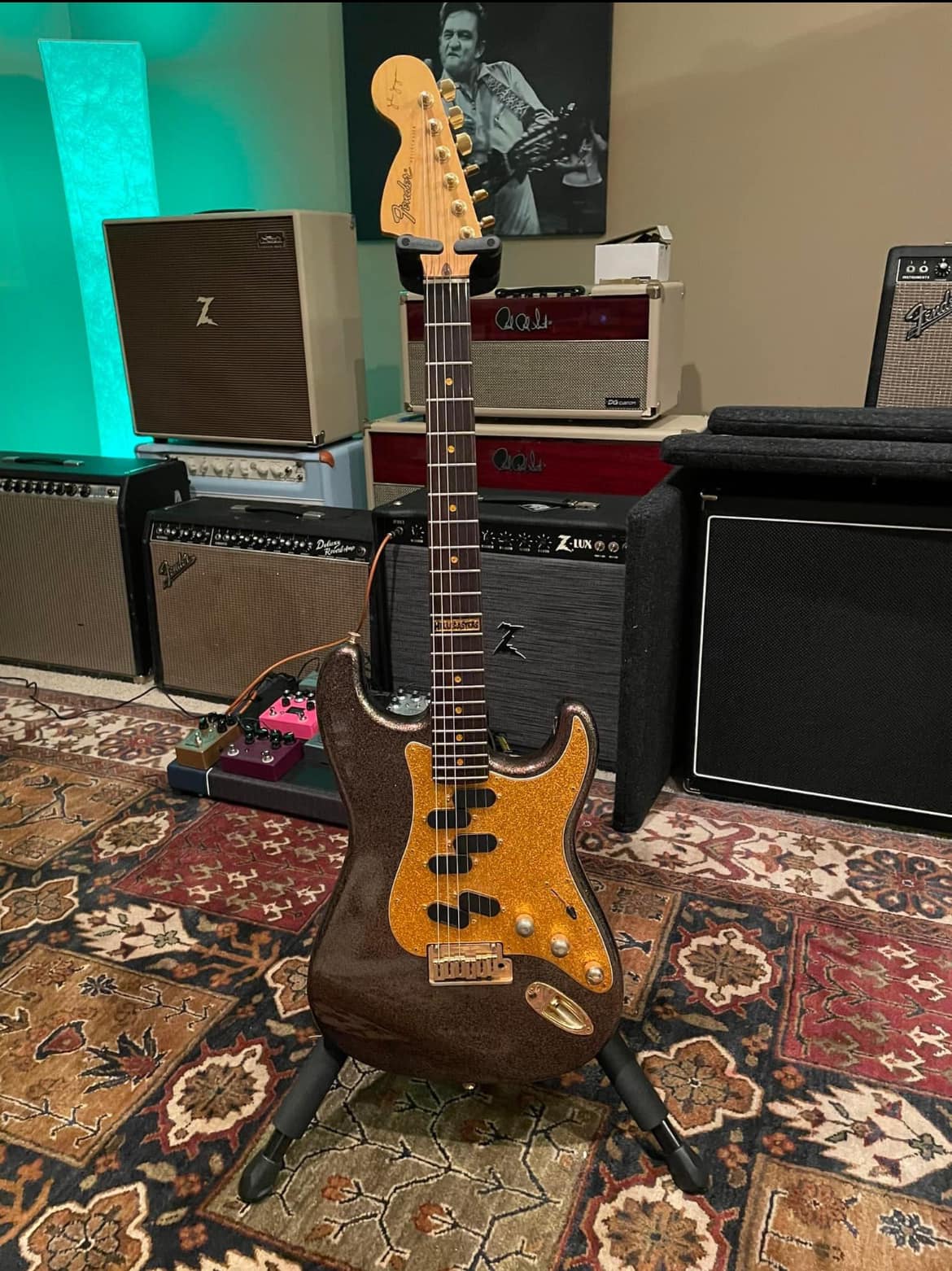 Don't see many of these. '97 John Jorgenson Hellecaster.