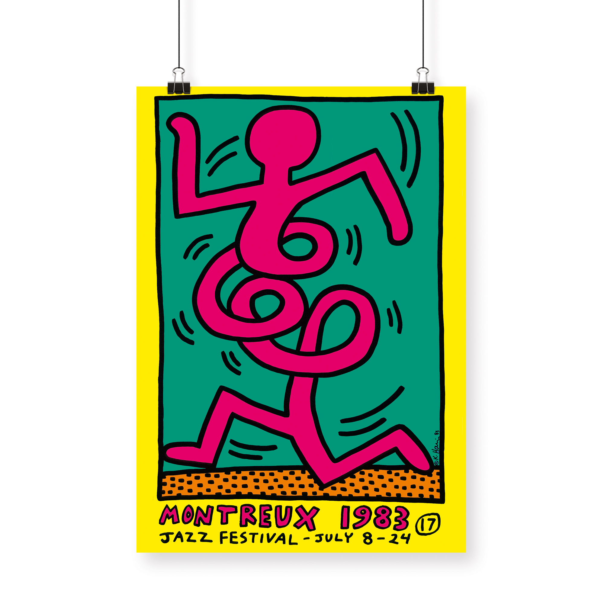 Keith Haring's 1983 Galerie Watari poster