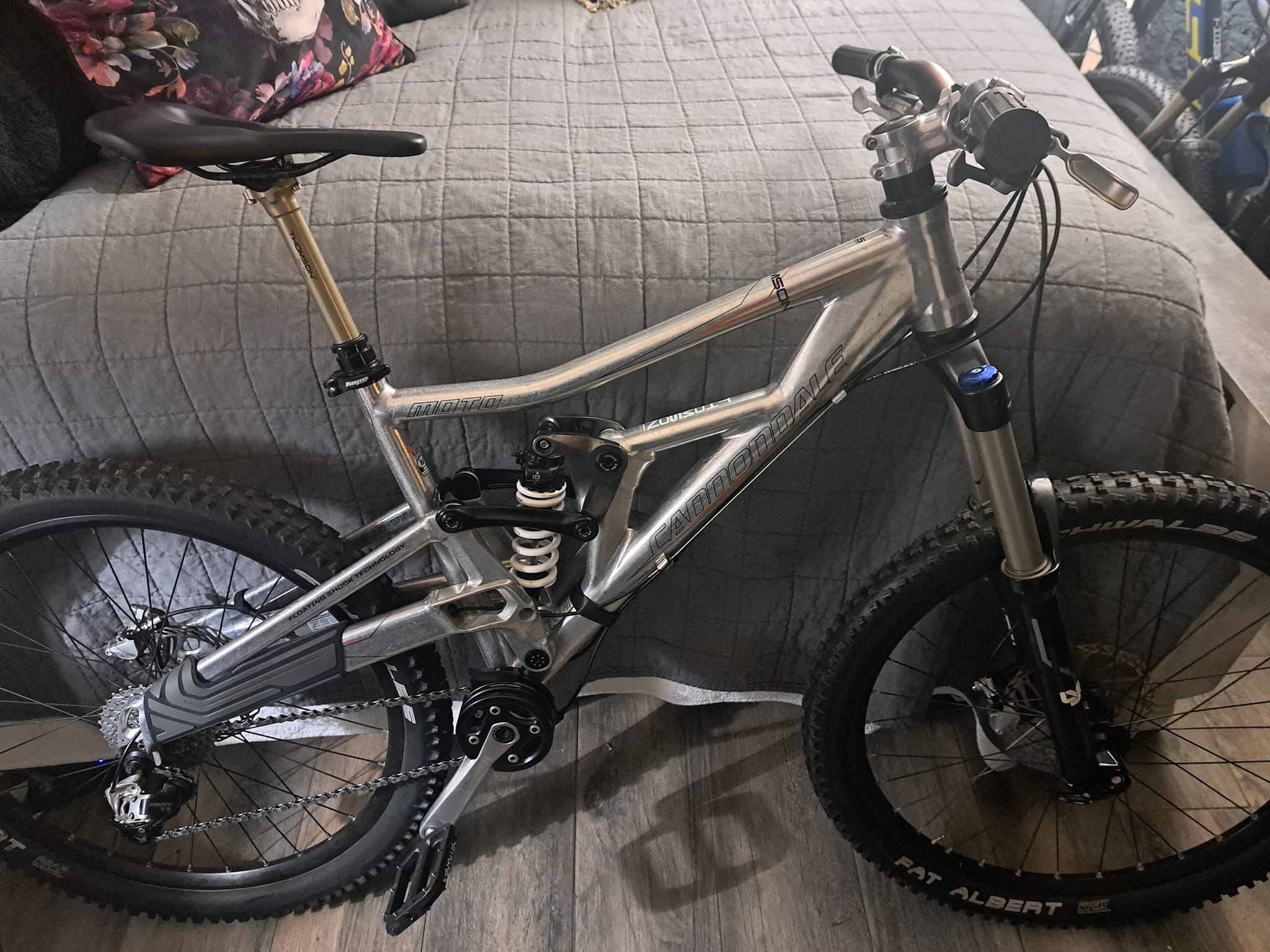 Upgraded 1993 Cannondale M300 bike with XT components