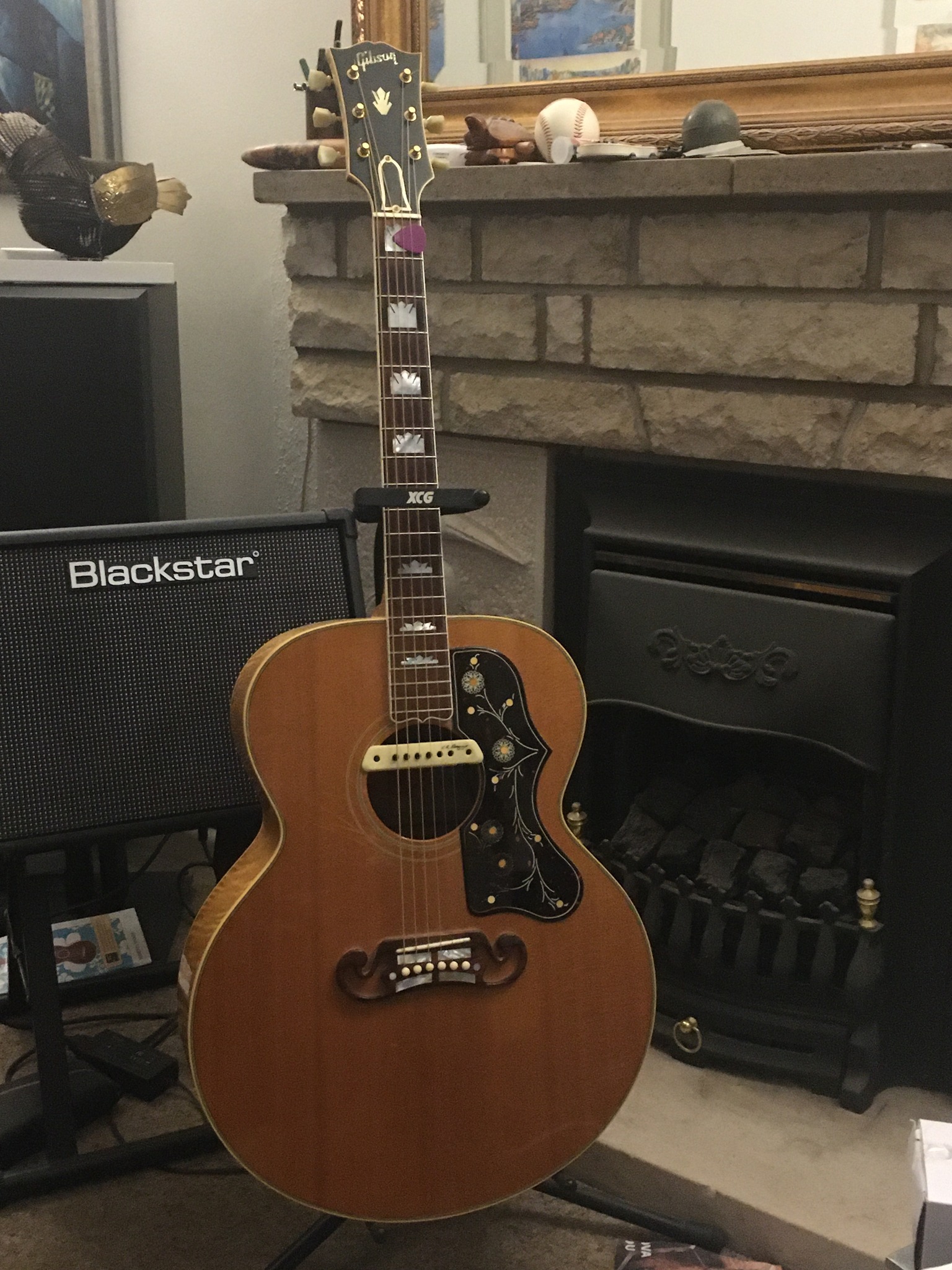 My 1991 SJ200 with new L R Baggs soundhole pickup