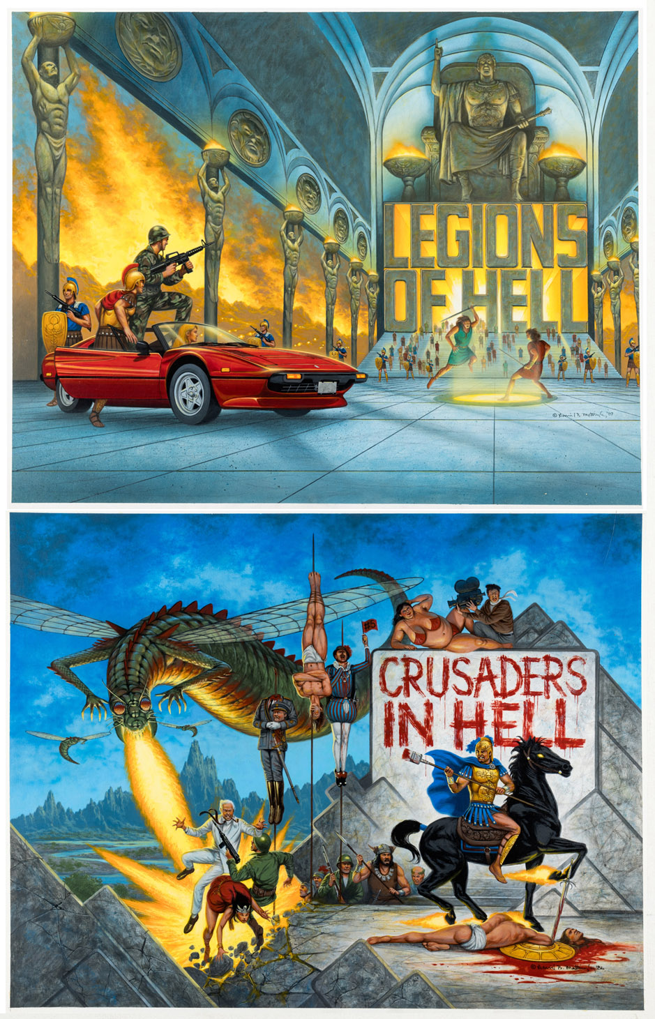 I have two more paintings up on Heritage, this time two for the